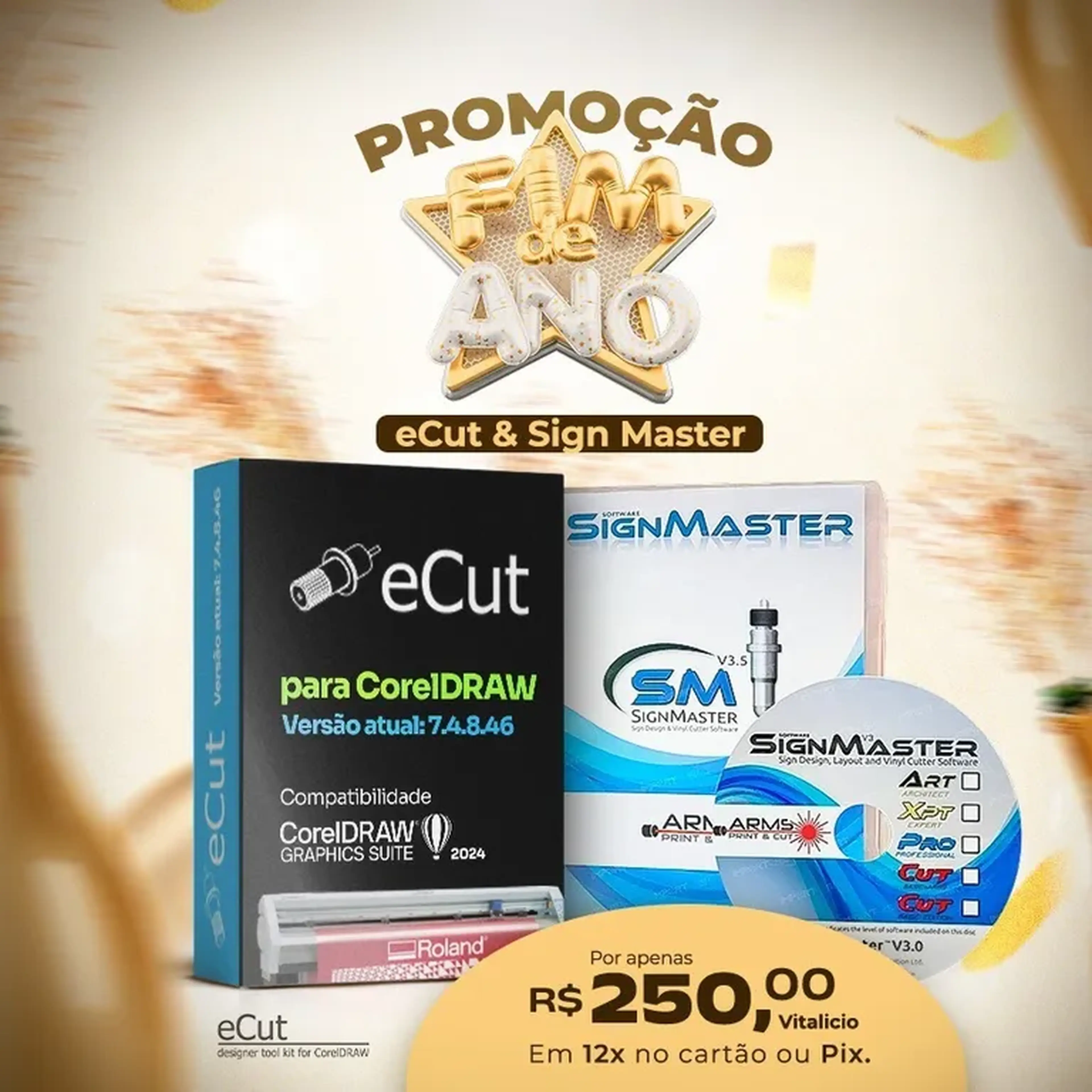 e-cut + sign master com gerador de licenças ilimitado imagem
