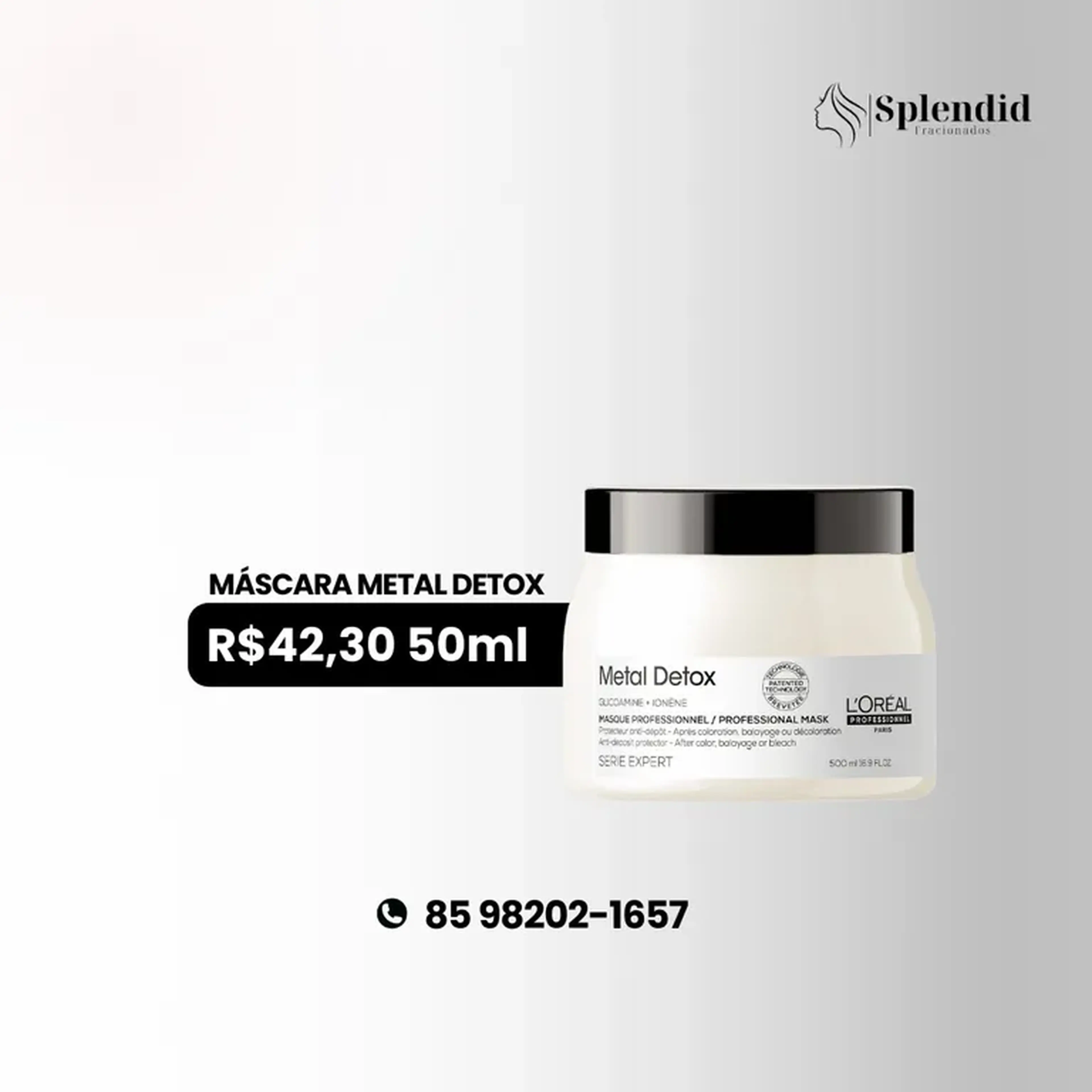 L’Oréal Metal Detox Máscara fracionados imagem