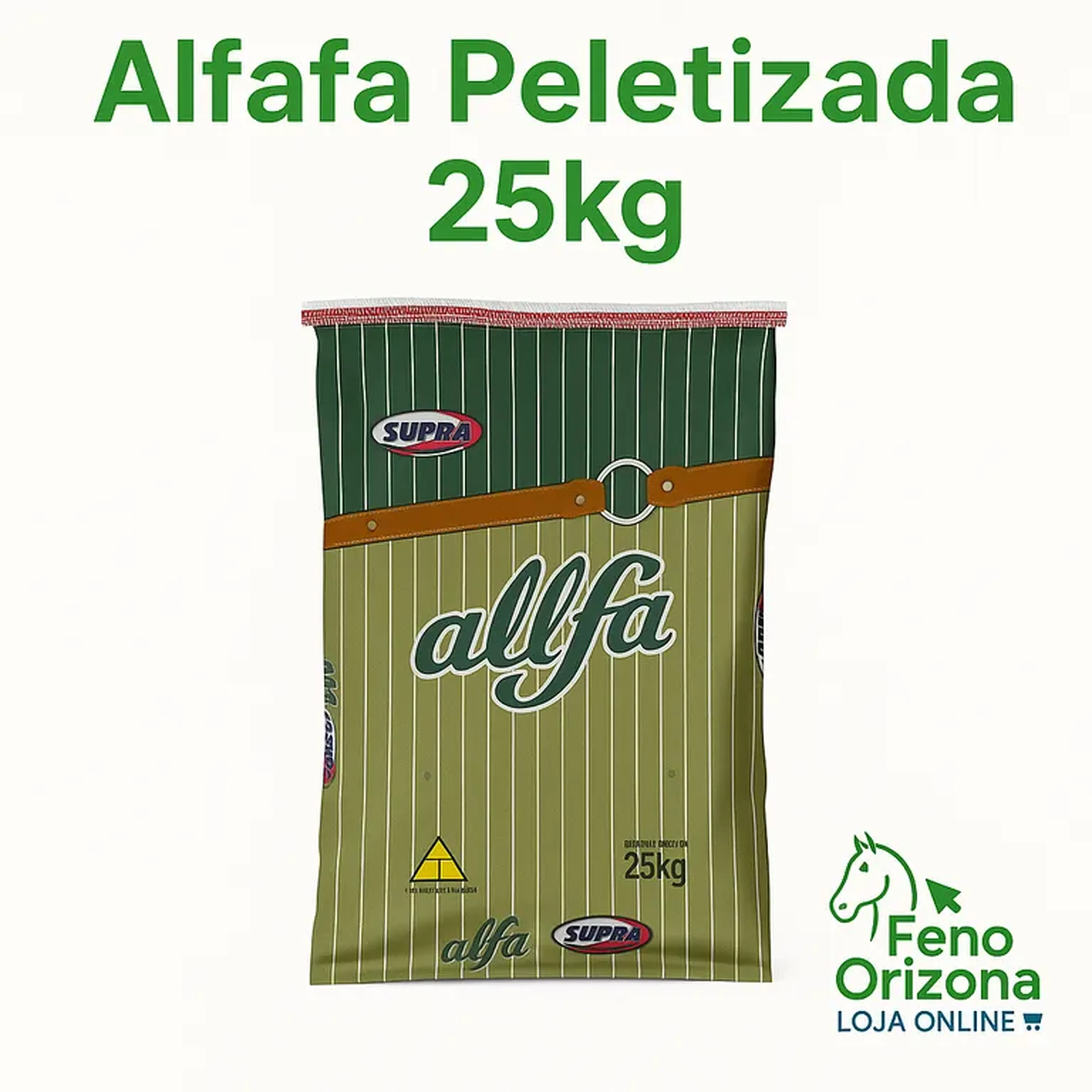 Alfafa Peletizada - 25 kg imagem