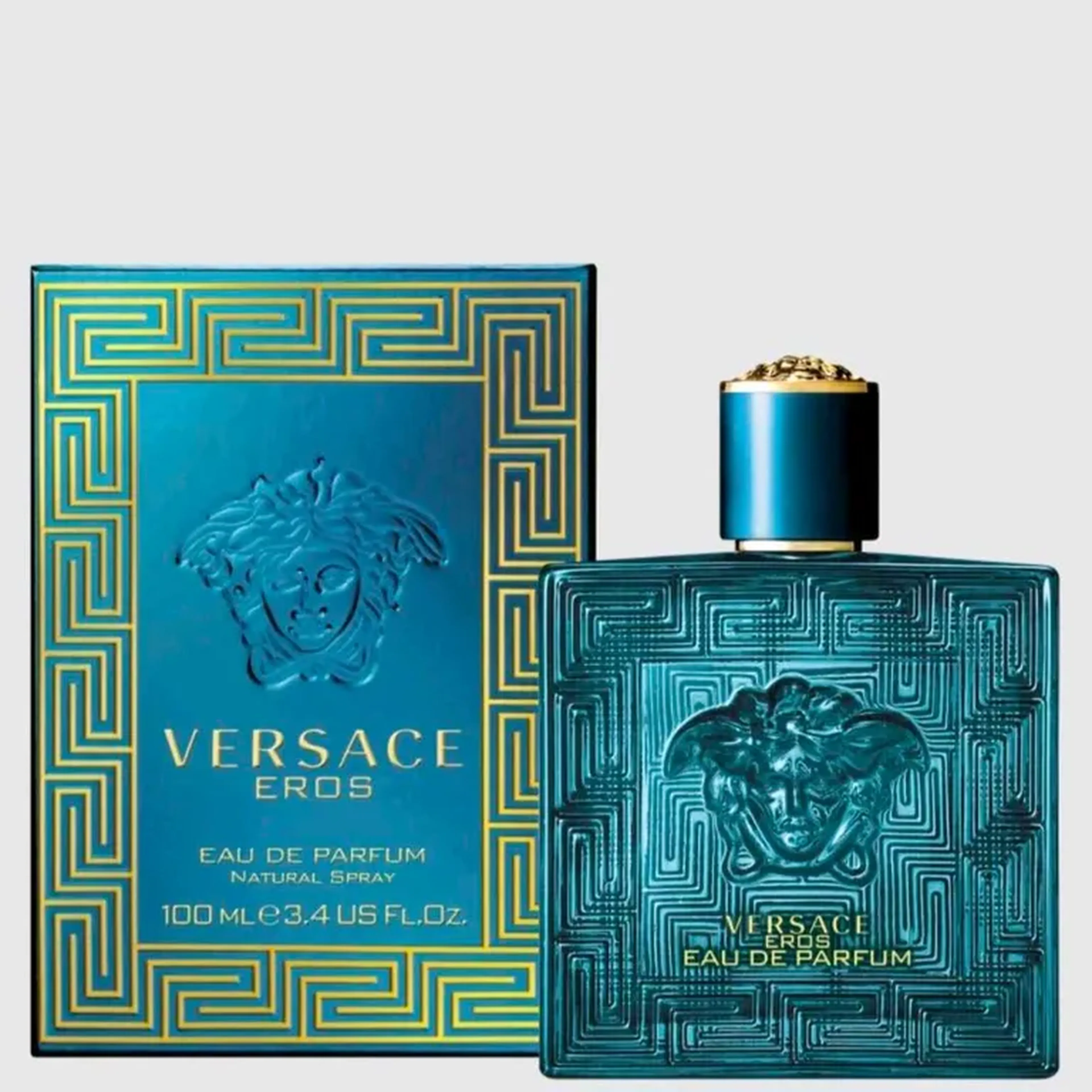 Perfume Versace Eros Eau de Parfum Masculino 100ml Original imagem
