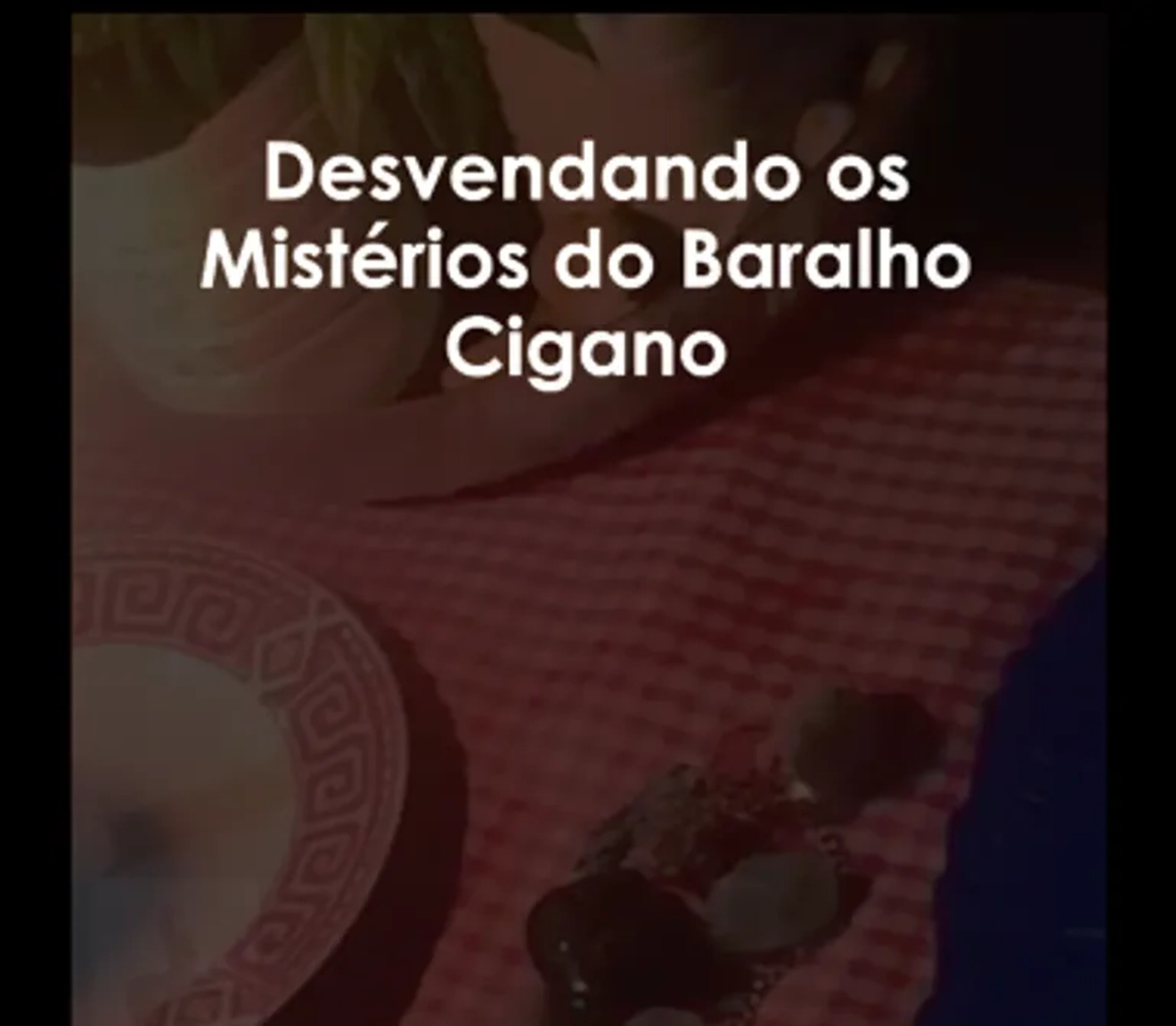 Livro Desvendando os Mistérios do Baralho Cigano imagem