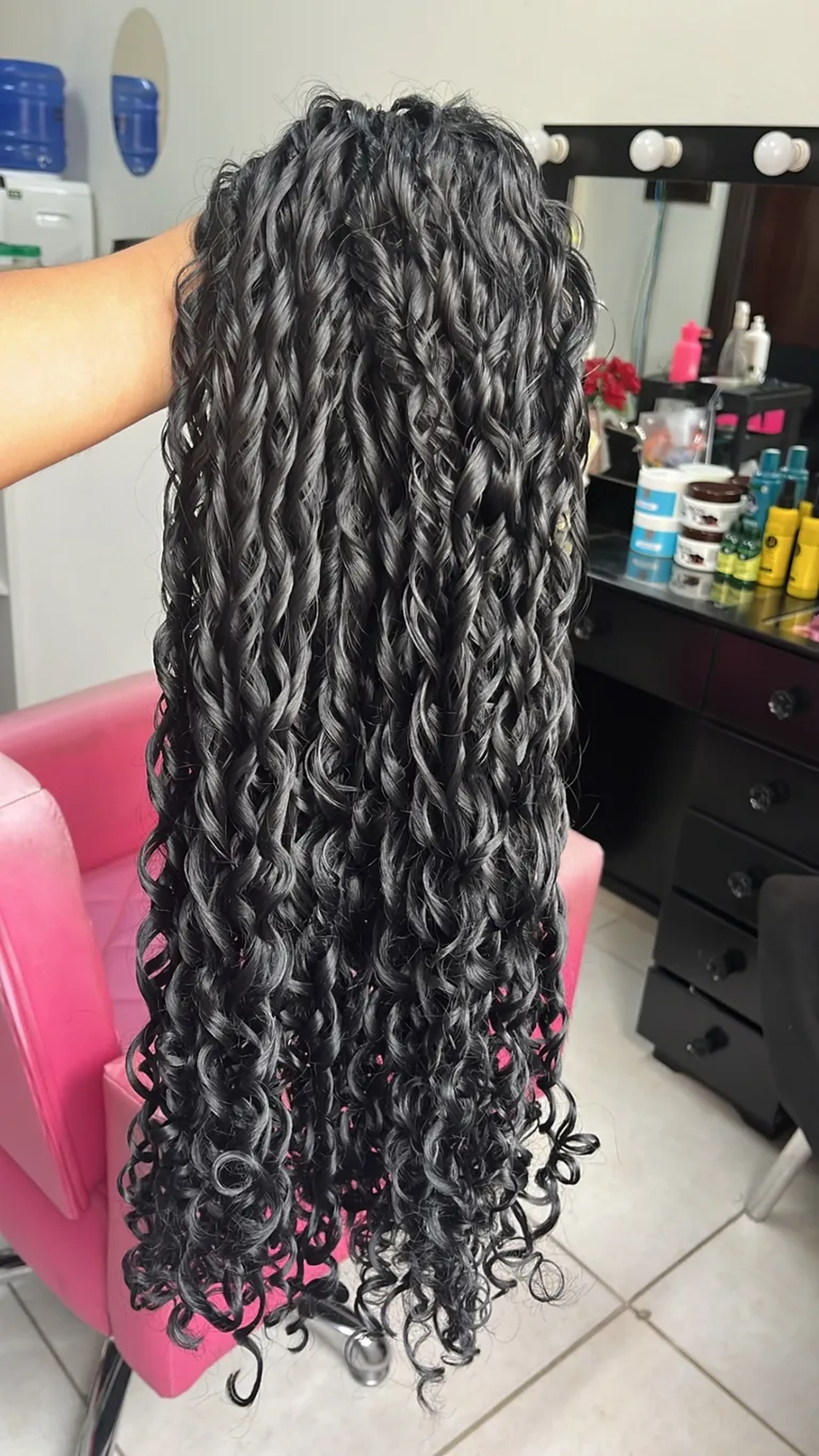 Caipirinha preto 80cm - 300gramas fibra humanizada imagem