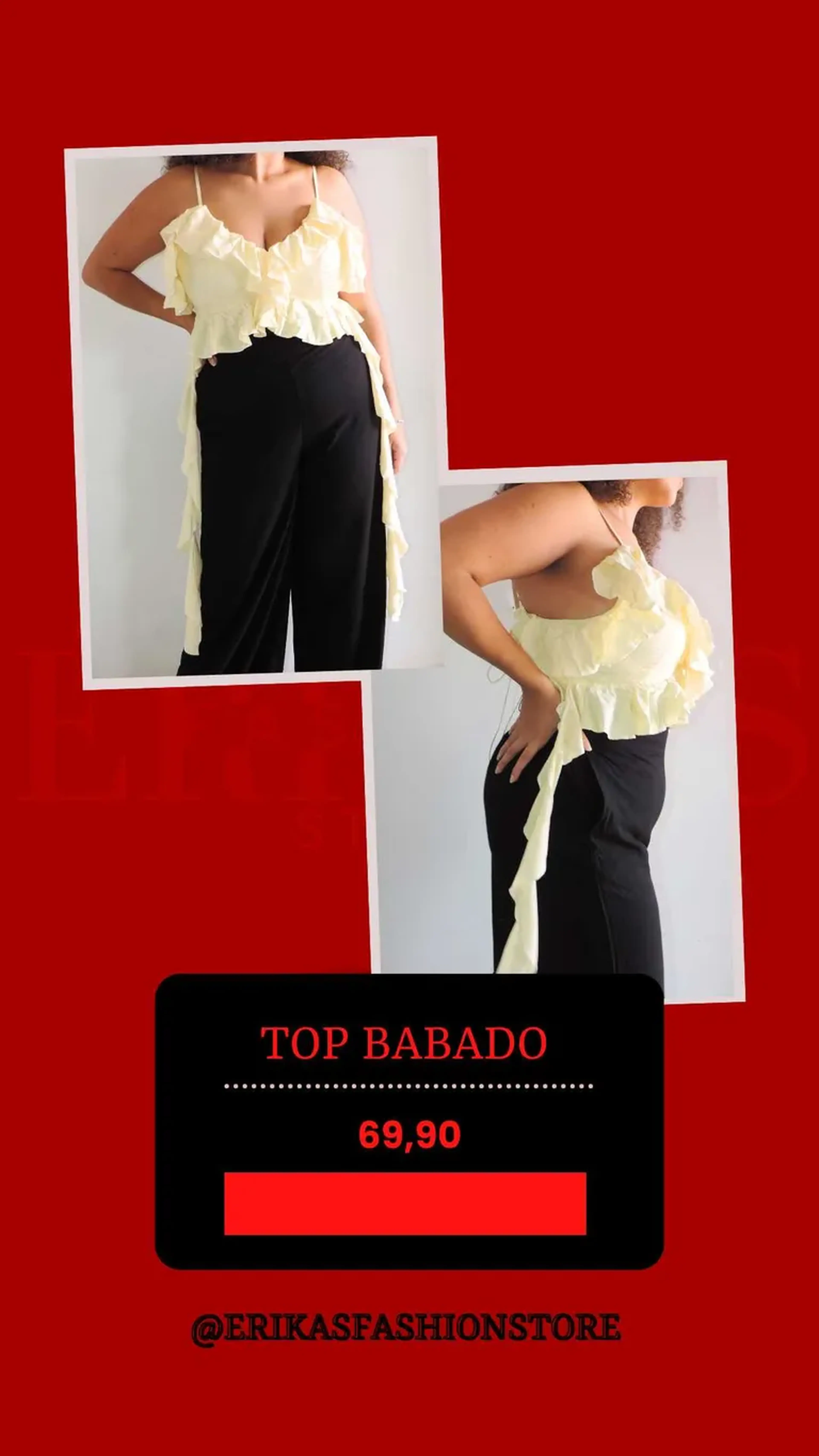 Top Babado Butter imagem