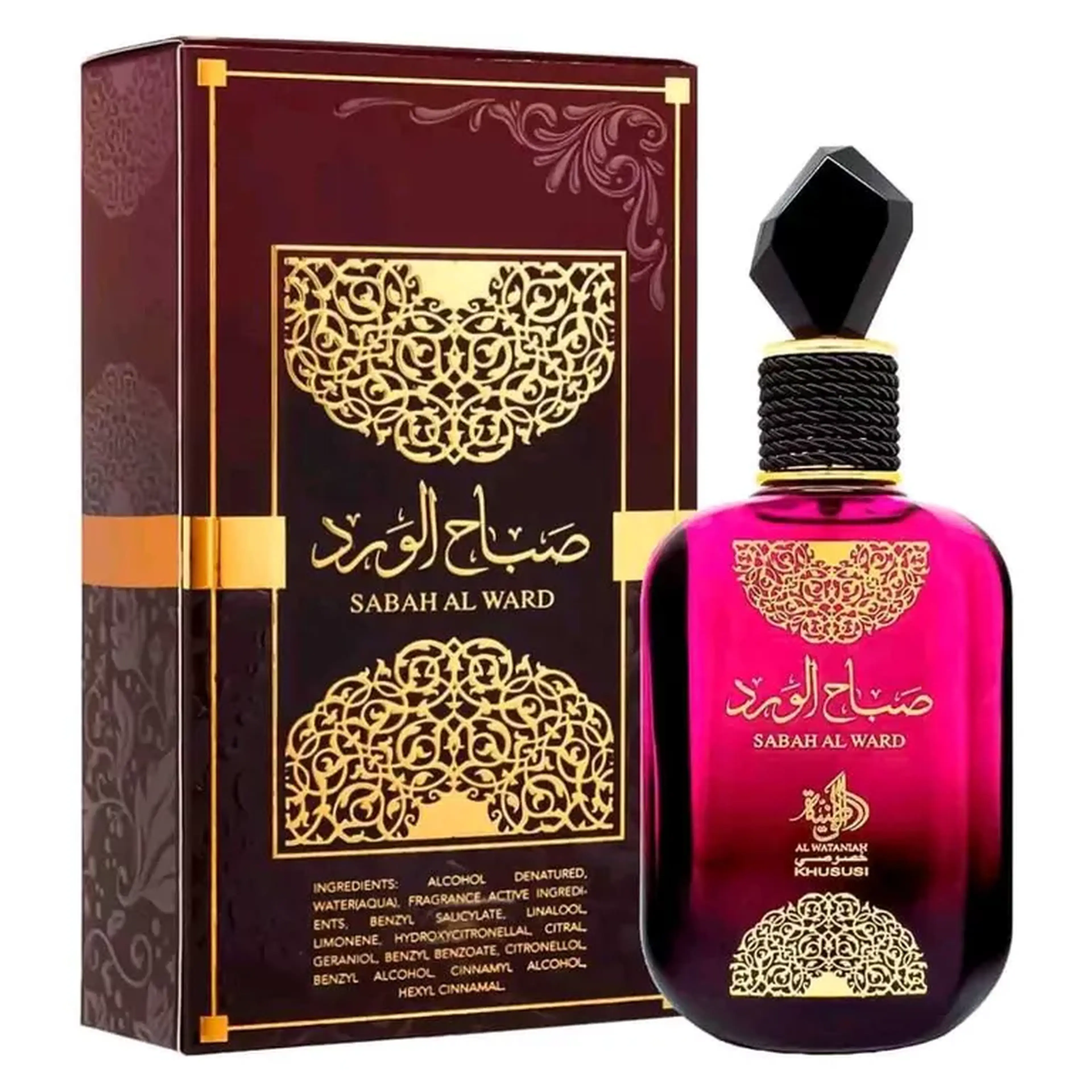 Perfume Al Wataniah Sabah Al Ward Edp 100ml imagem