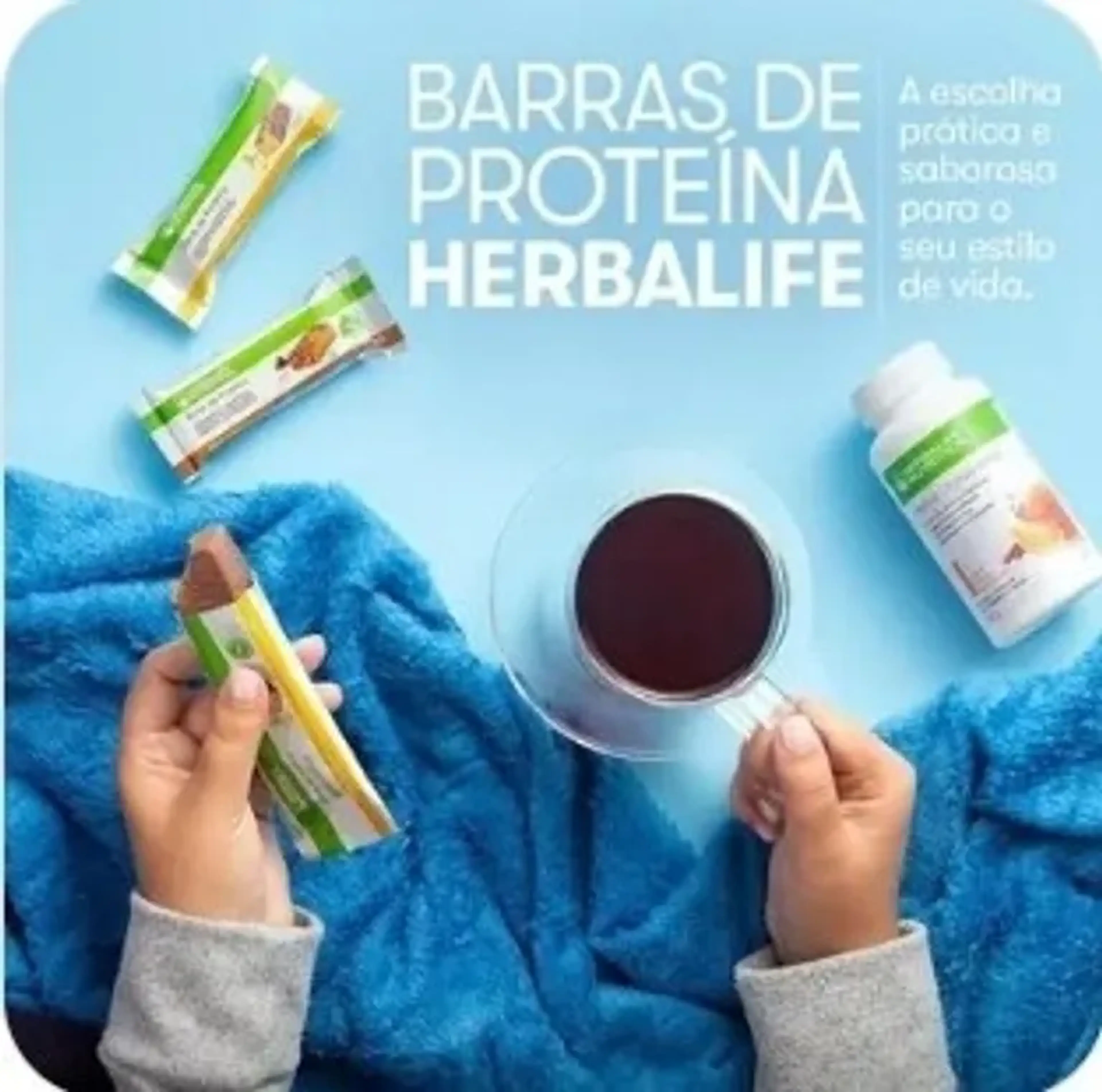 7 BARRAS DE PROTEÍNA HERBALIFE com 10g de Proteína imagem