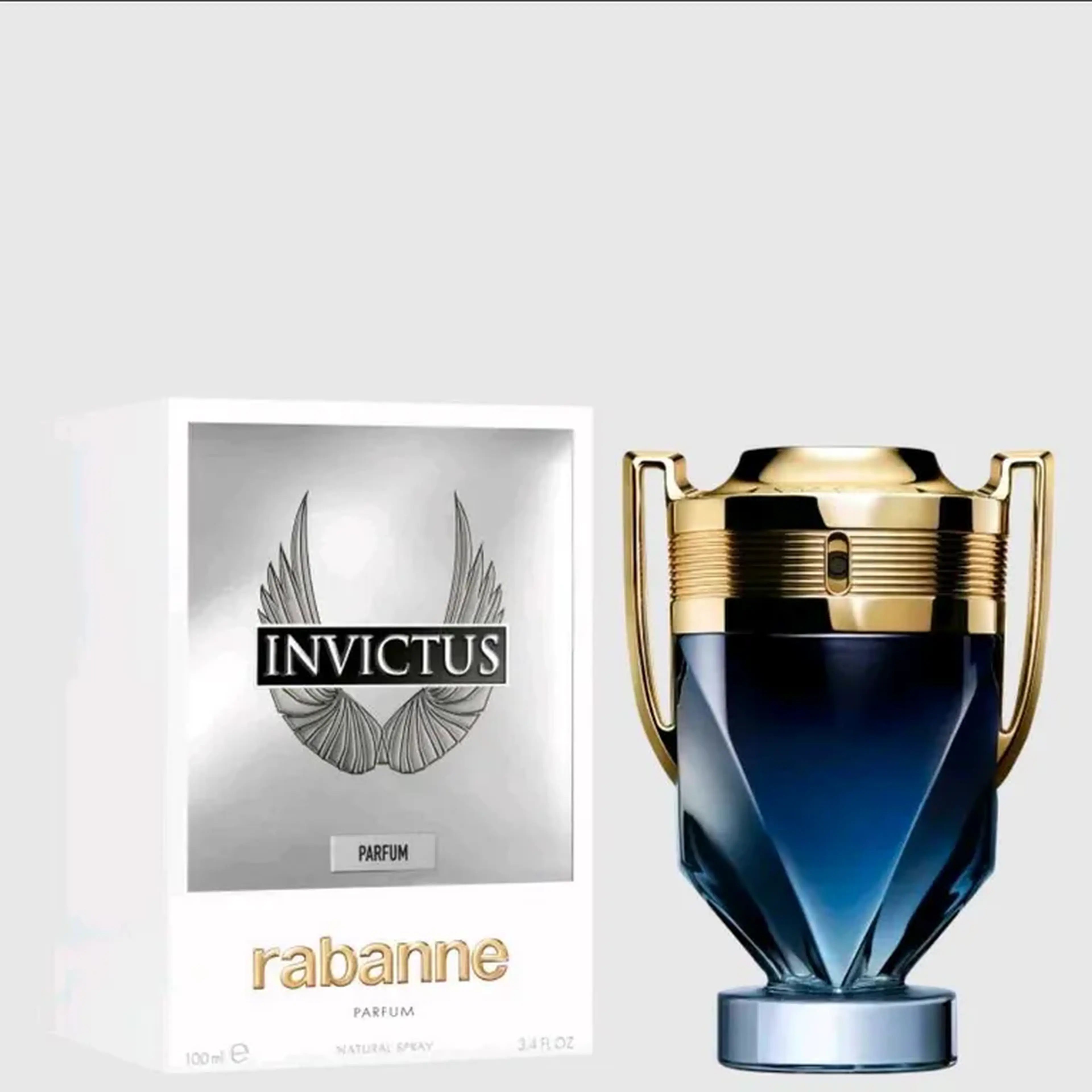 Perfume Invictus Rabanne Parfum Masculino 100ml Original imagem