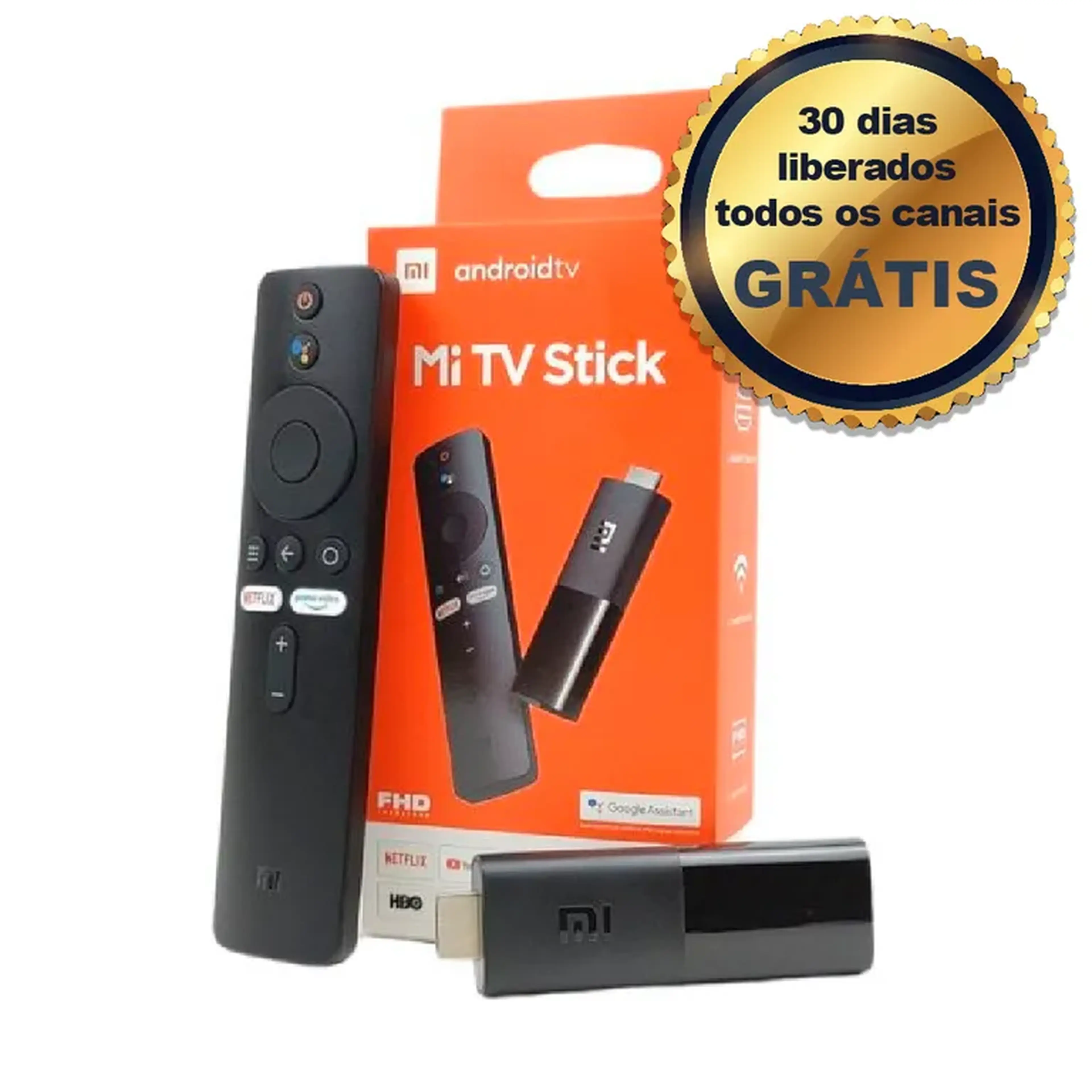 Mi Tv Stick com 30 dias grátis de todos os canais. imagem