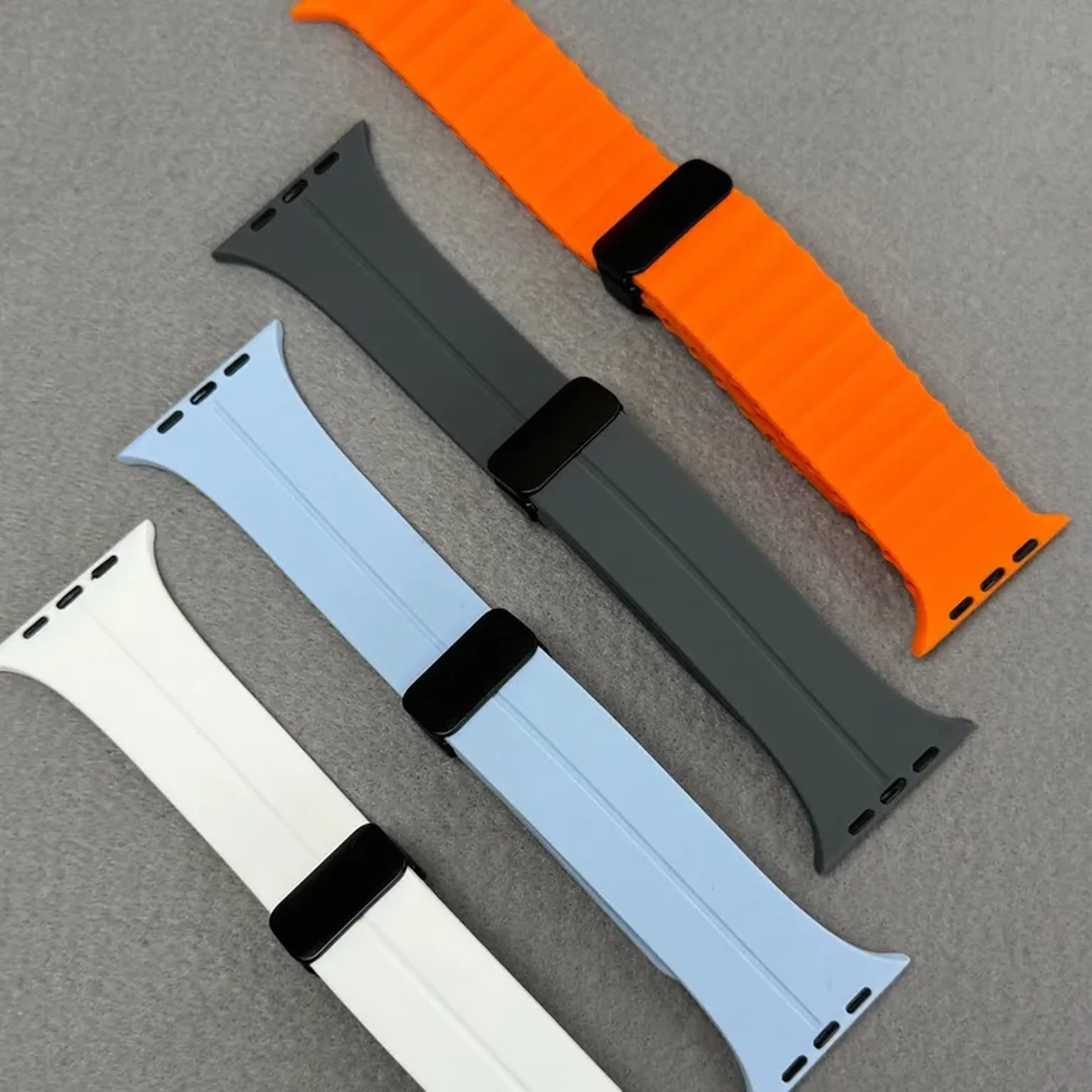 Pulseira Silicone Ímã SmartWacth 42mm 49mm imagem