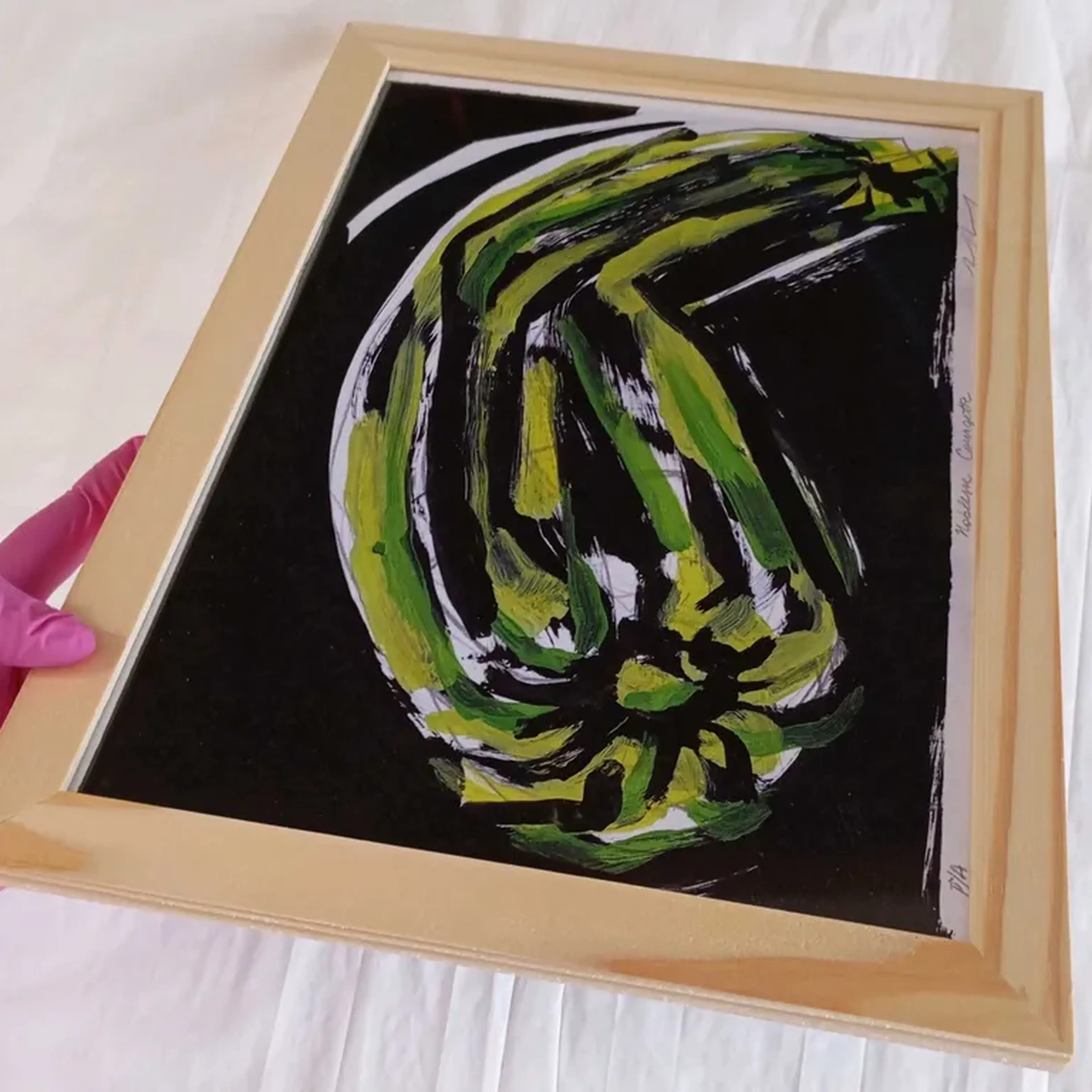 Para 5° C - Noblesse Courgette - 21x30 cm moldura plana imagem