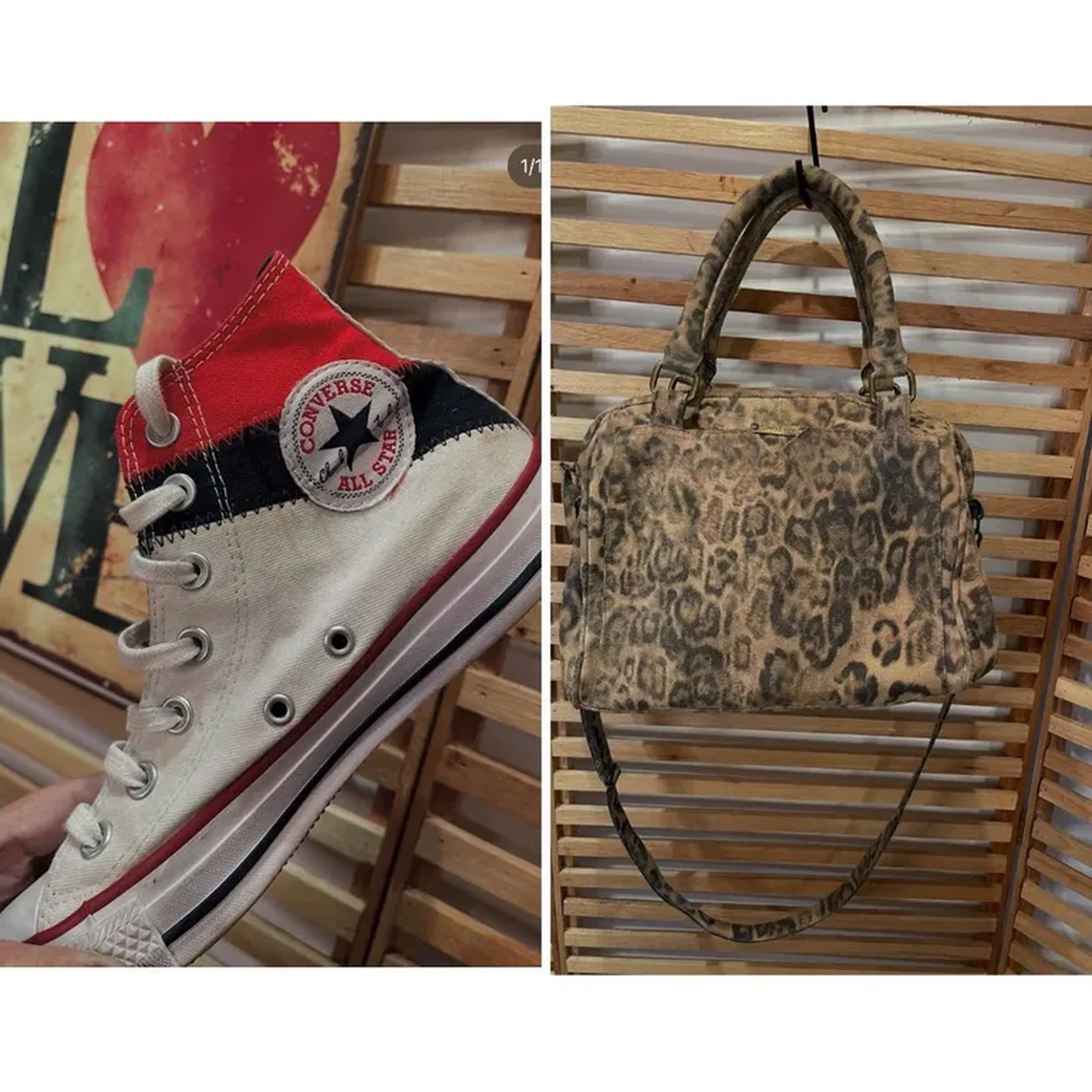 combo bolsa + tênis imagem