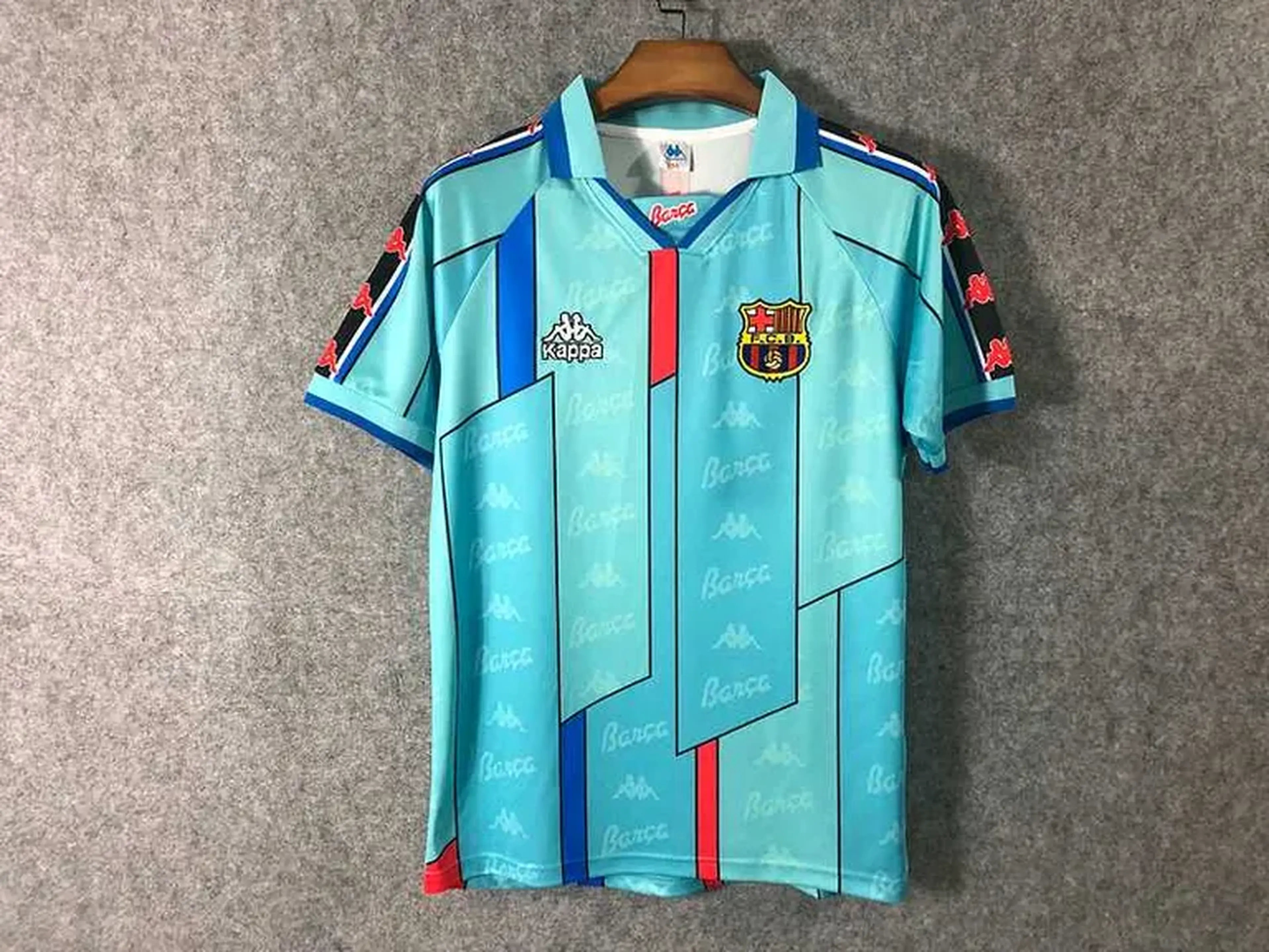1996 97 Away Retro Barcelona imagem
