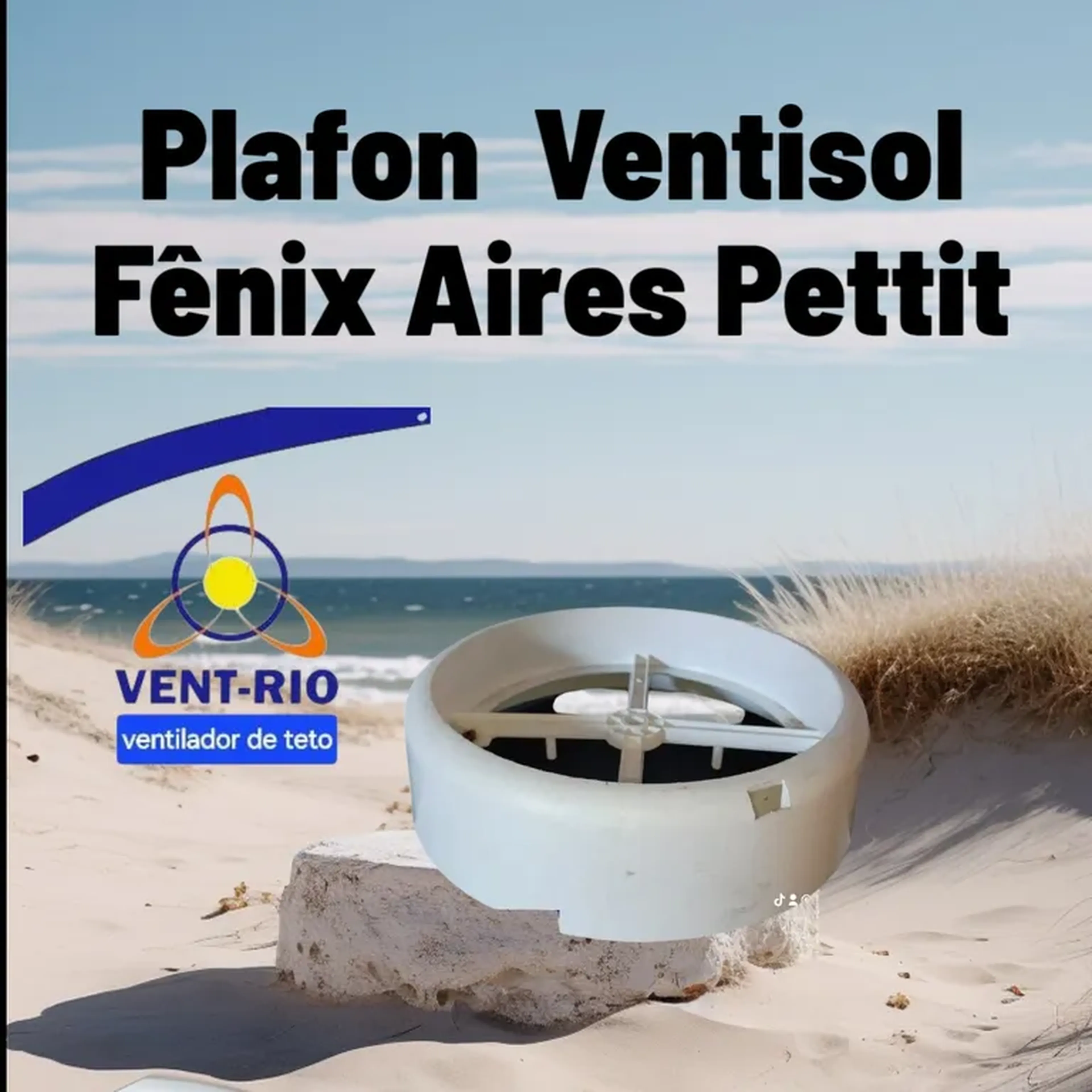Plafon Ventisol fênix Aires Pettit branco imagem