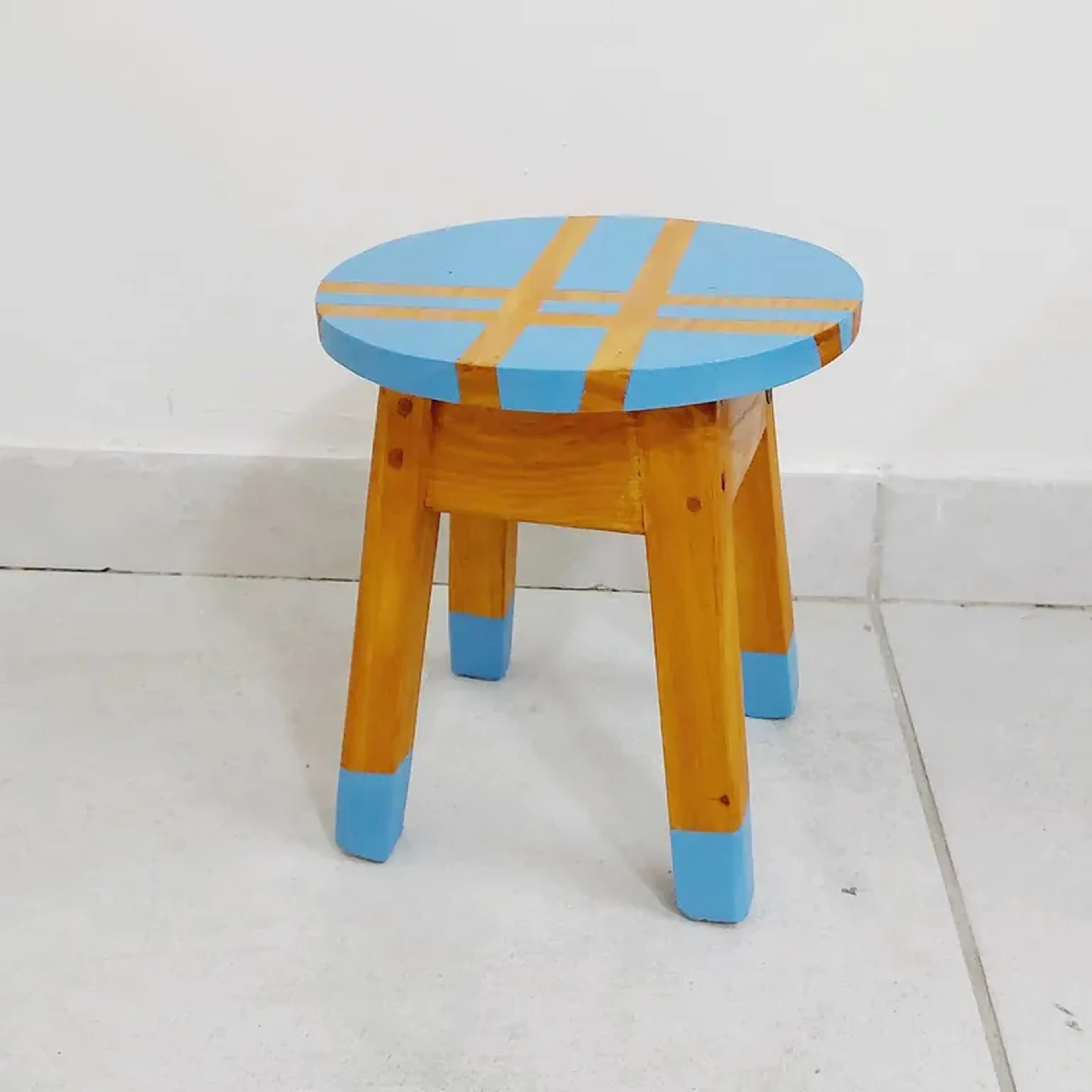 Banqueta Lengo tengo- Azul imagem