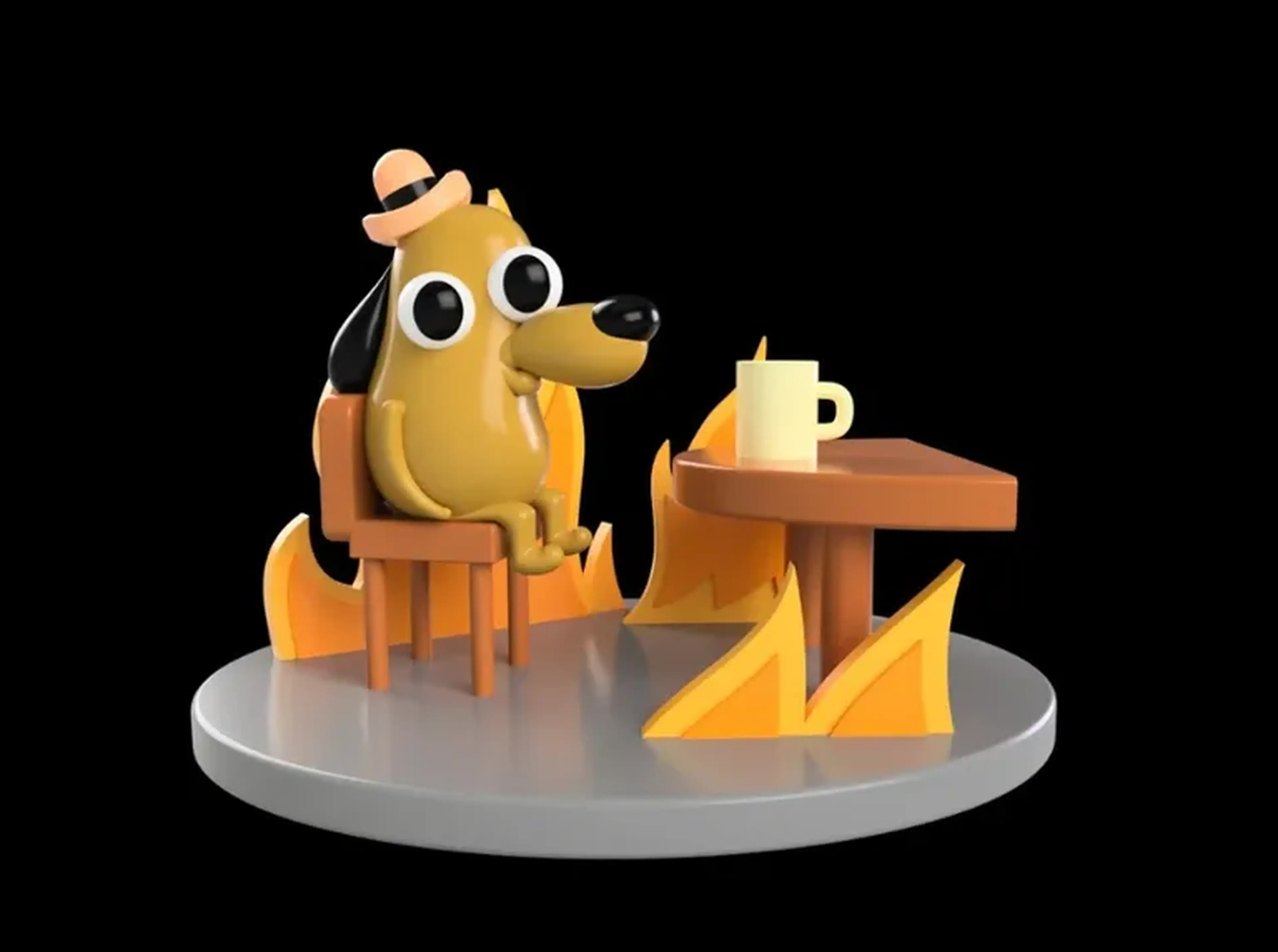 This is Fine Dog - (15 cm de BASE) imagem