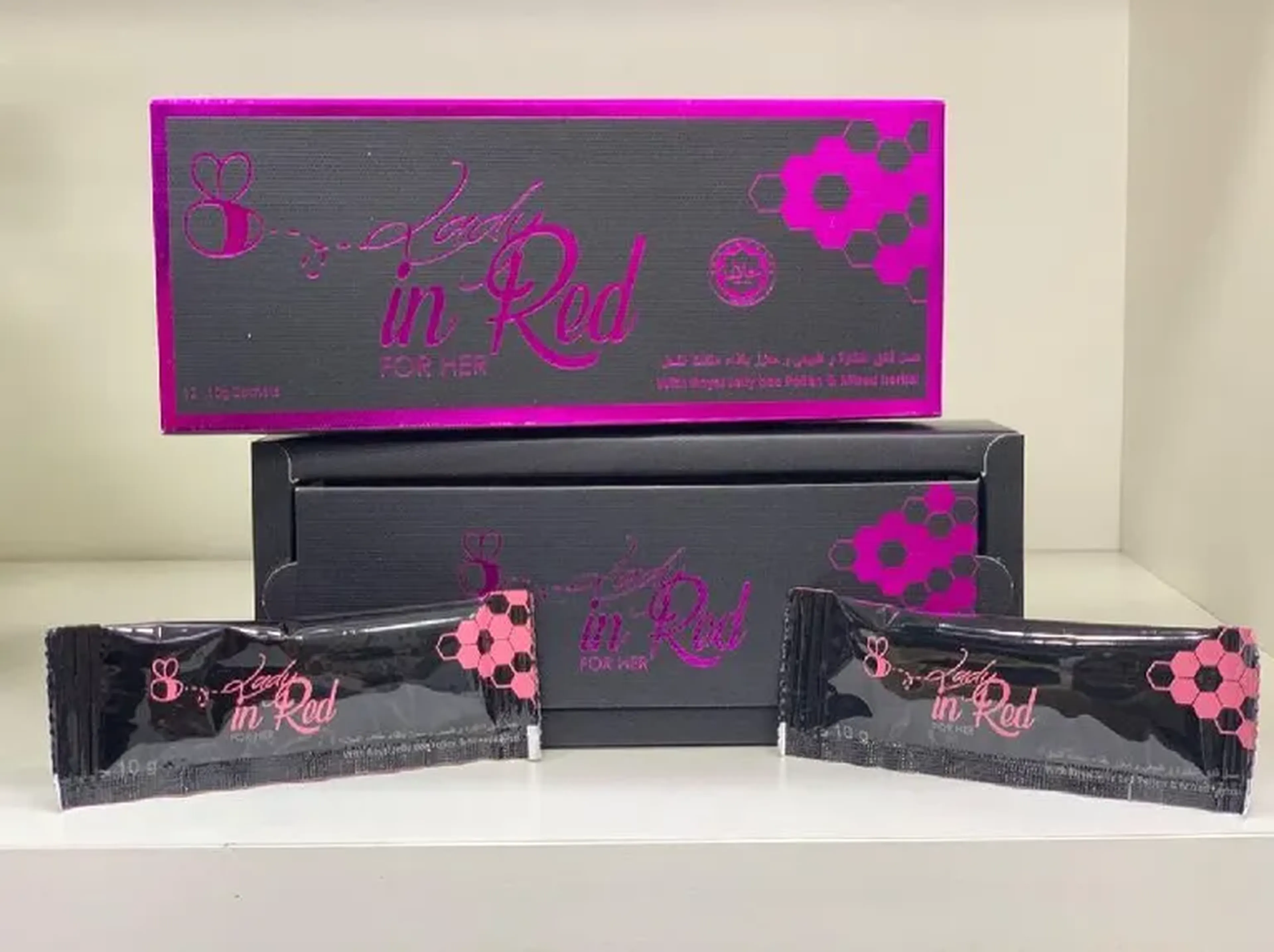 02 UNIDADES IN RED ESTIMULANTE FEMININO SACHÊ 10G imagem