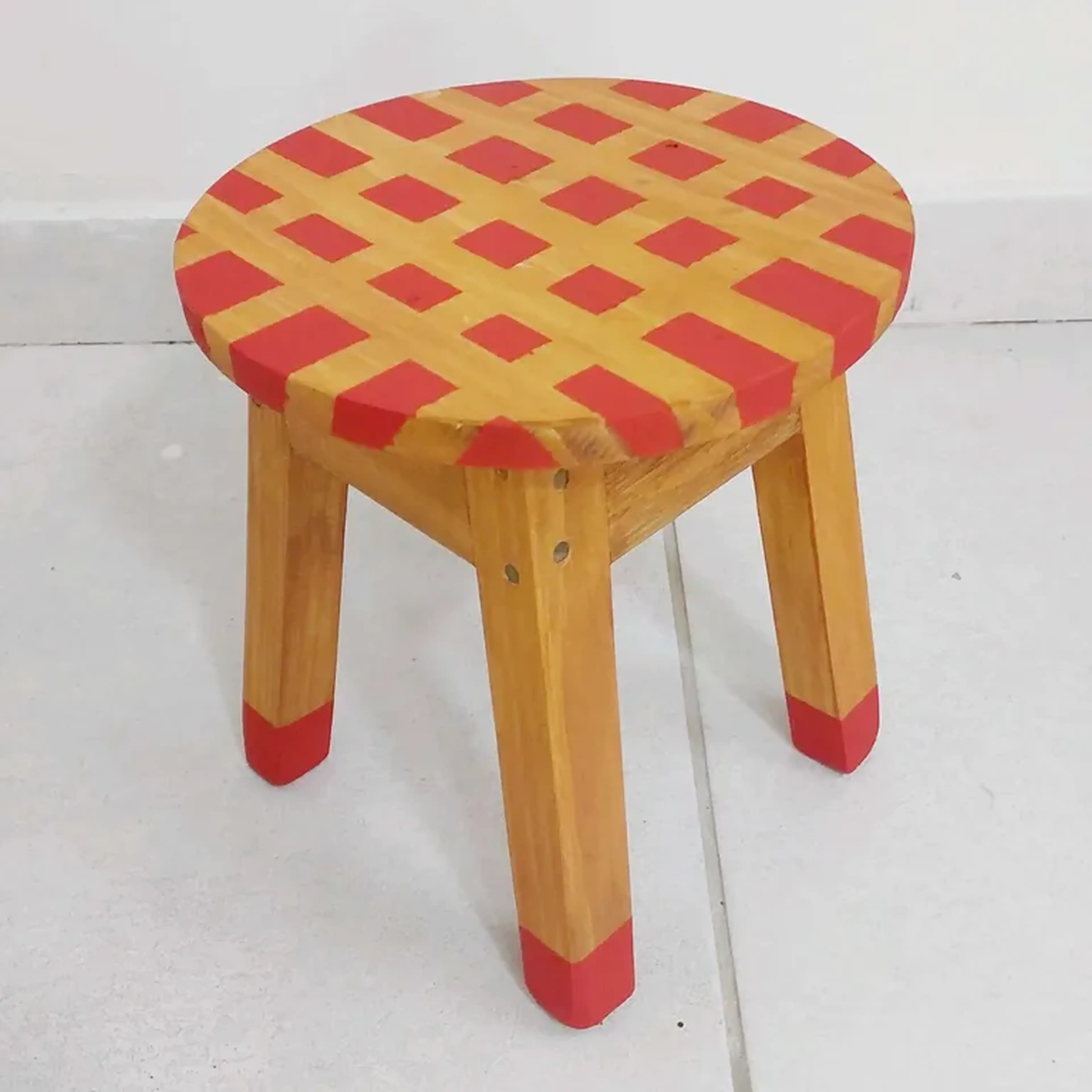 Banqueta Lengo tengo- Vermelho imagem
