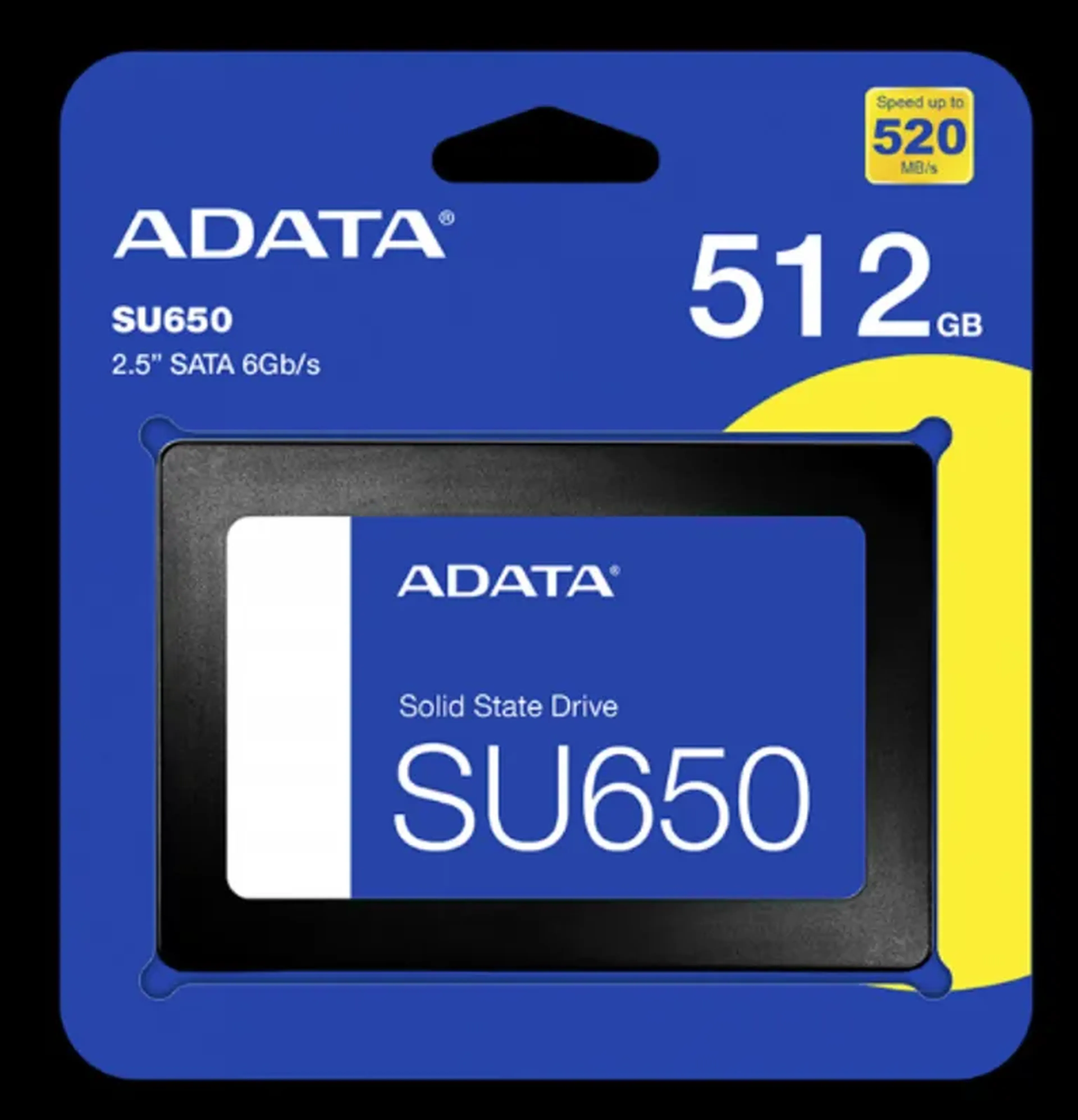 SSD Adata SU650, 512 GB, SATA, Original, NOVO imagem
