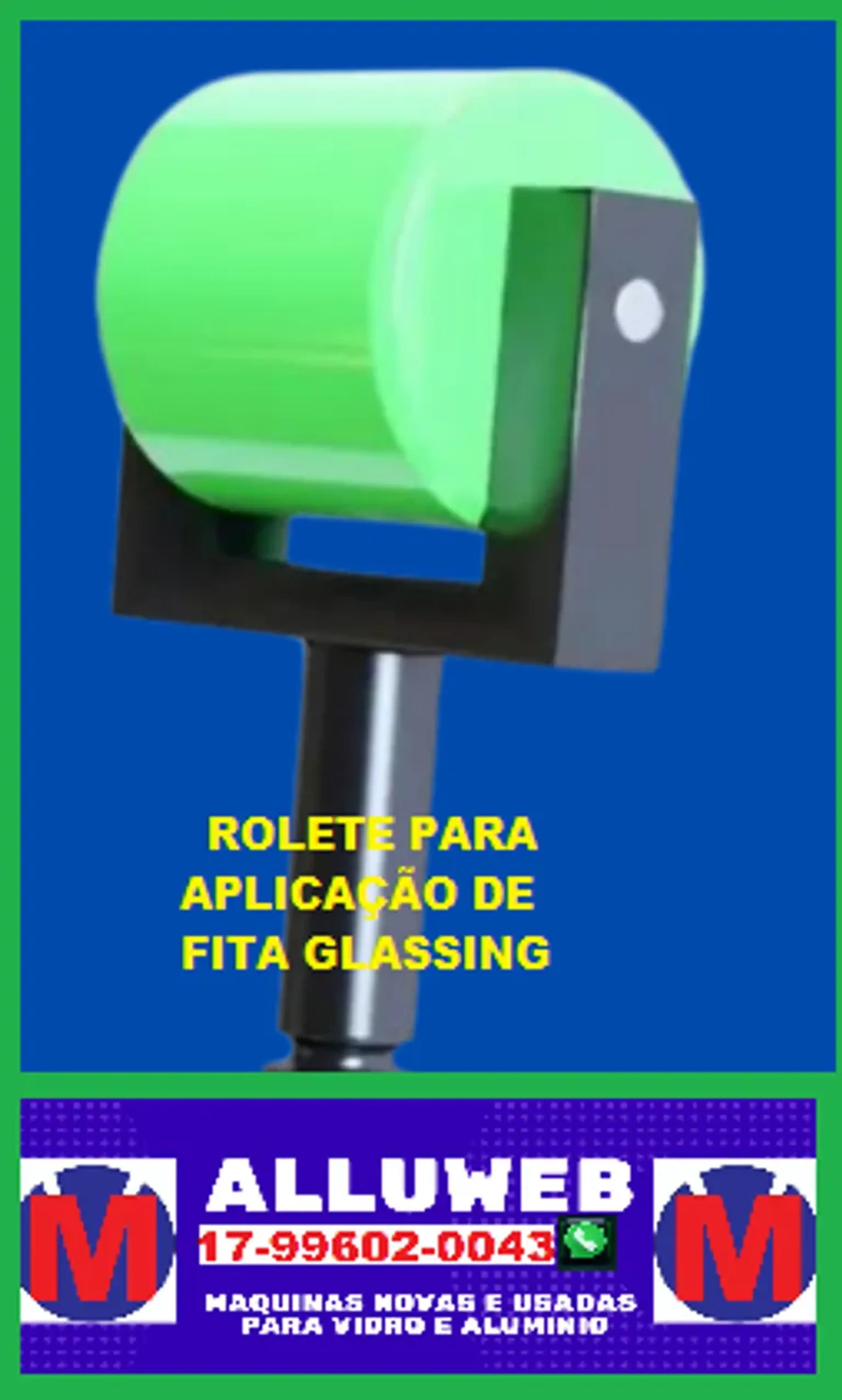 Rolete para pele de vidros imagem