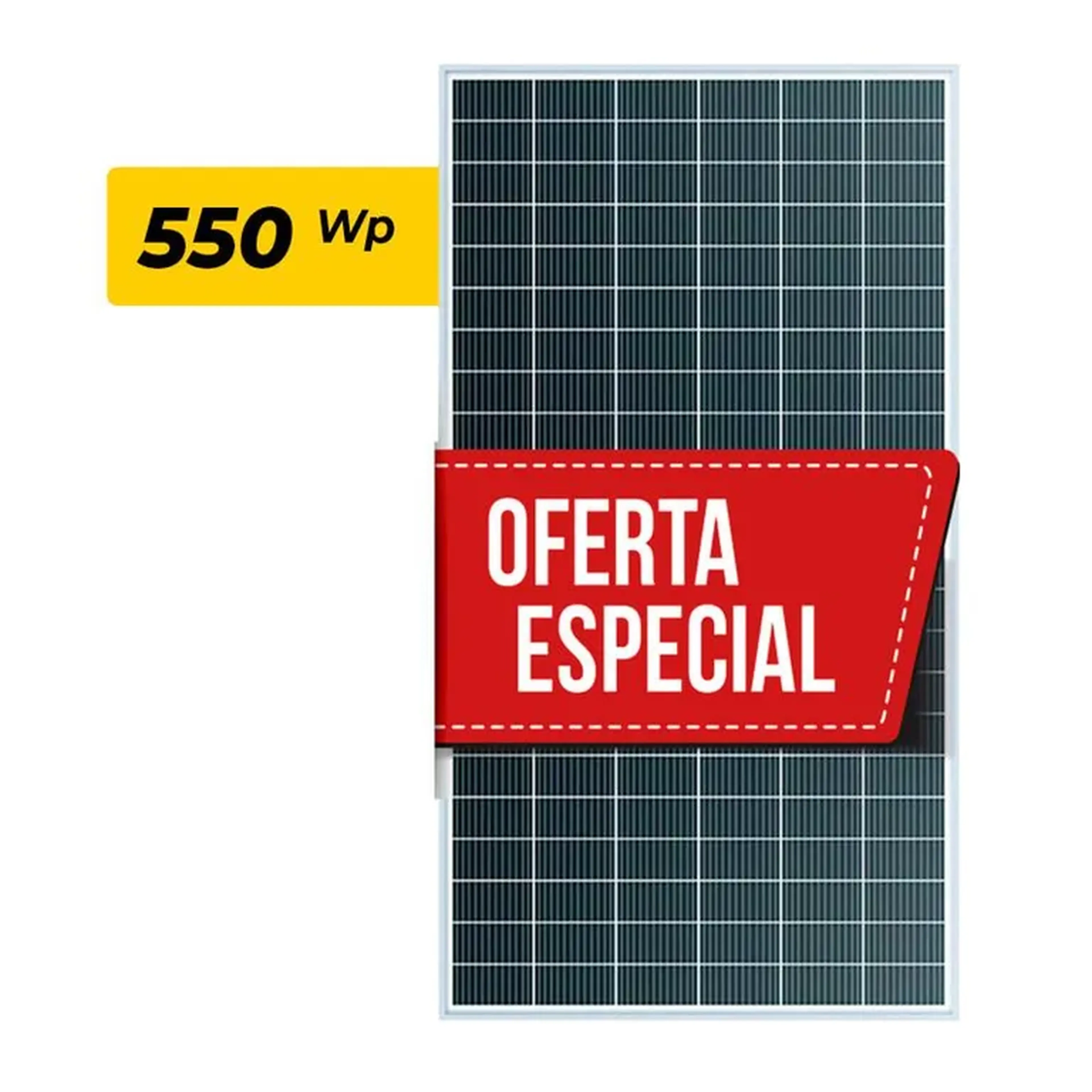 MODULO MONOFACIAL 144 CEL. 550W CABO 1.2M HONOR imagem
