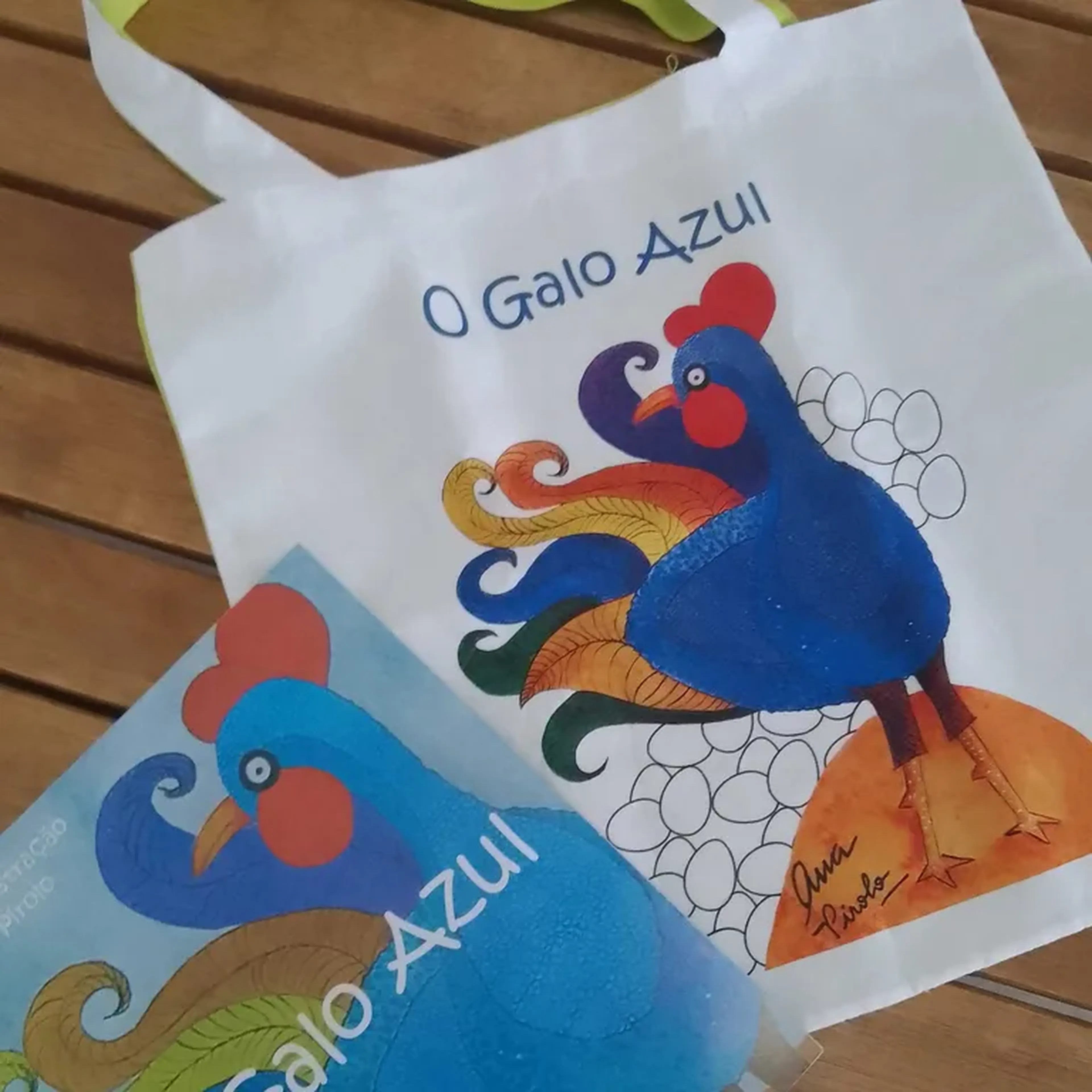 Livro O Galo Azul + Ecobag Frete Gratis imagem