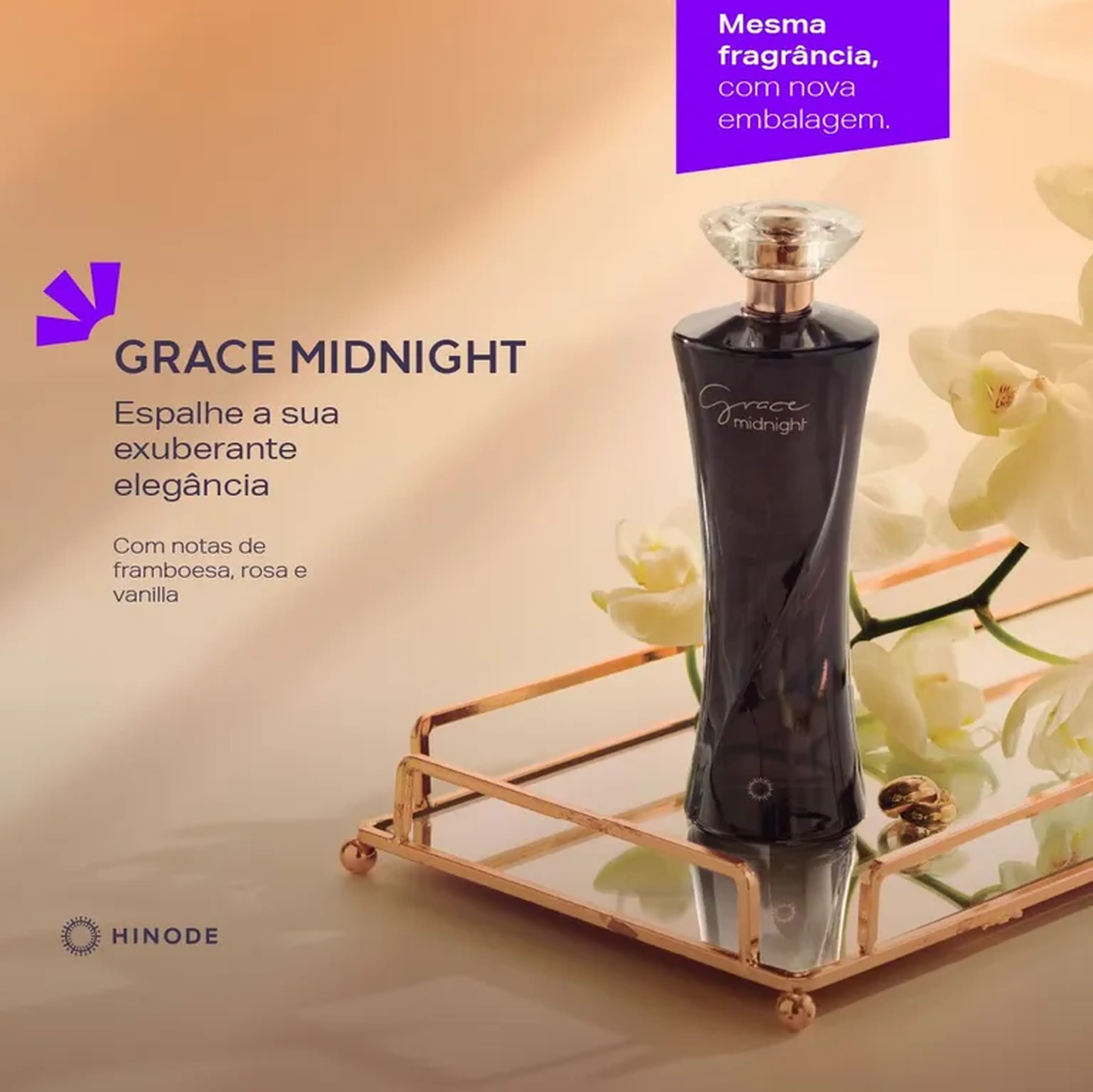 Grace Midnight Hinode Deo Colônia 100ml imagem