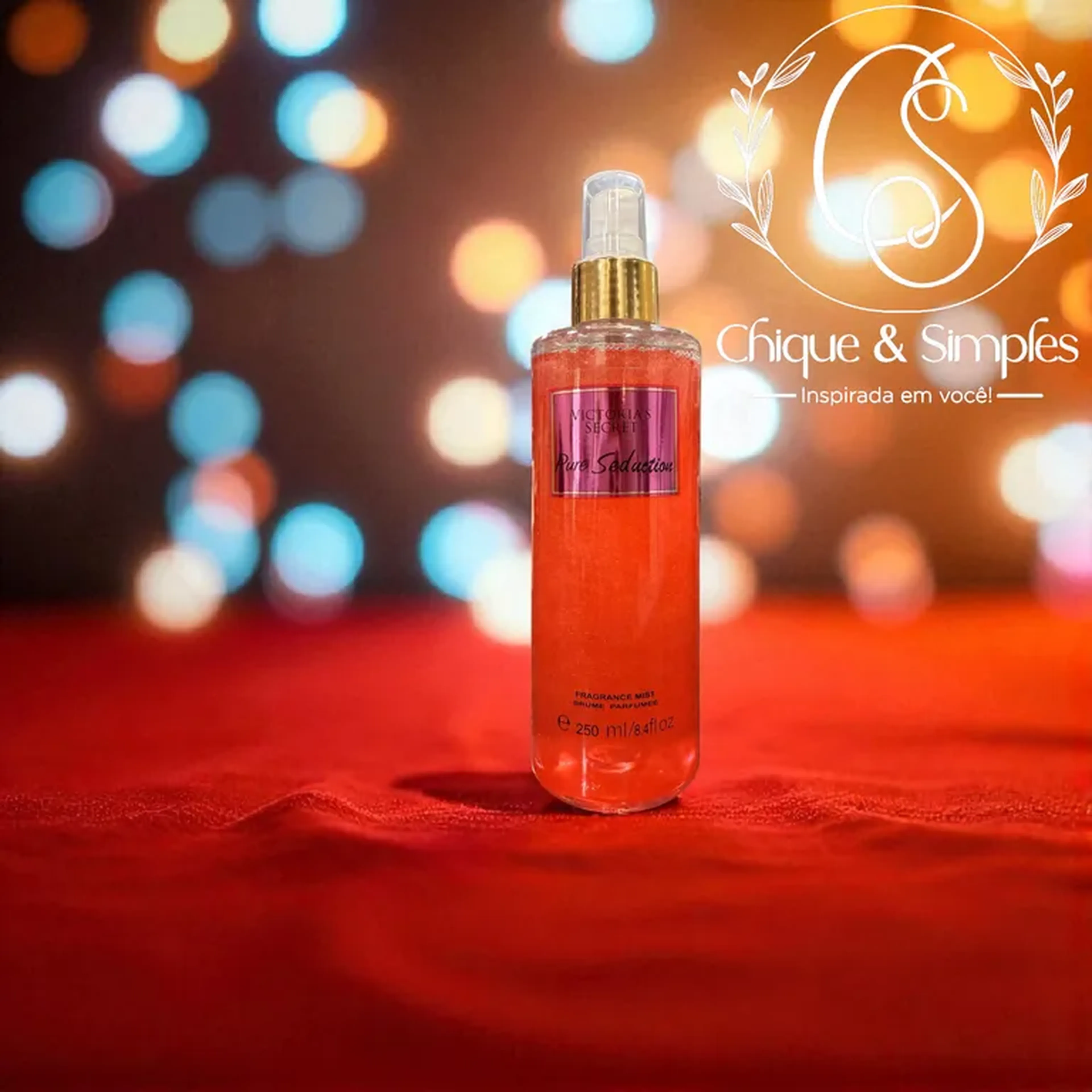 Body Splash Victoria Secrets com Glitter Purê Seduction imagem