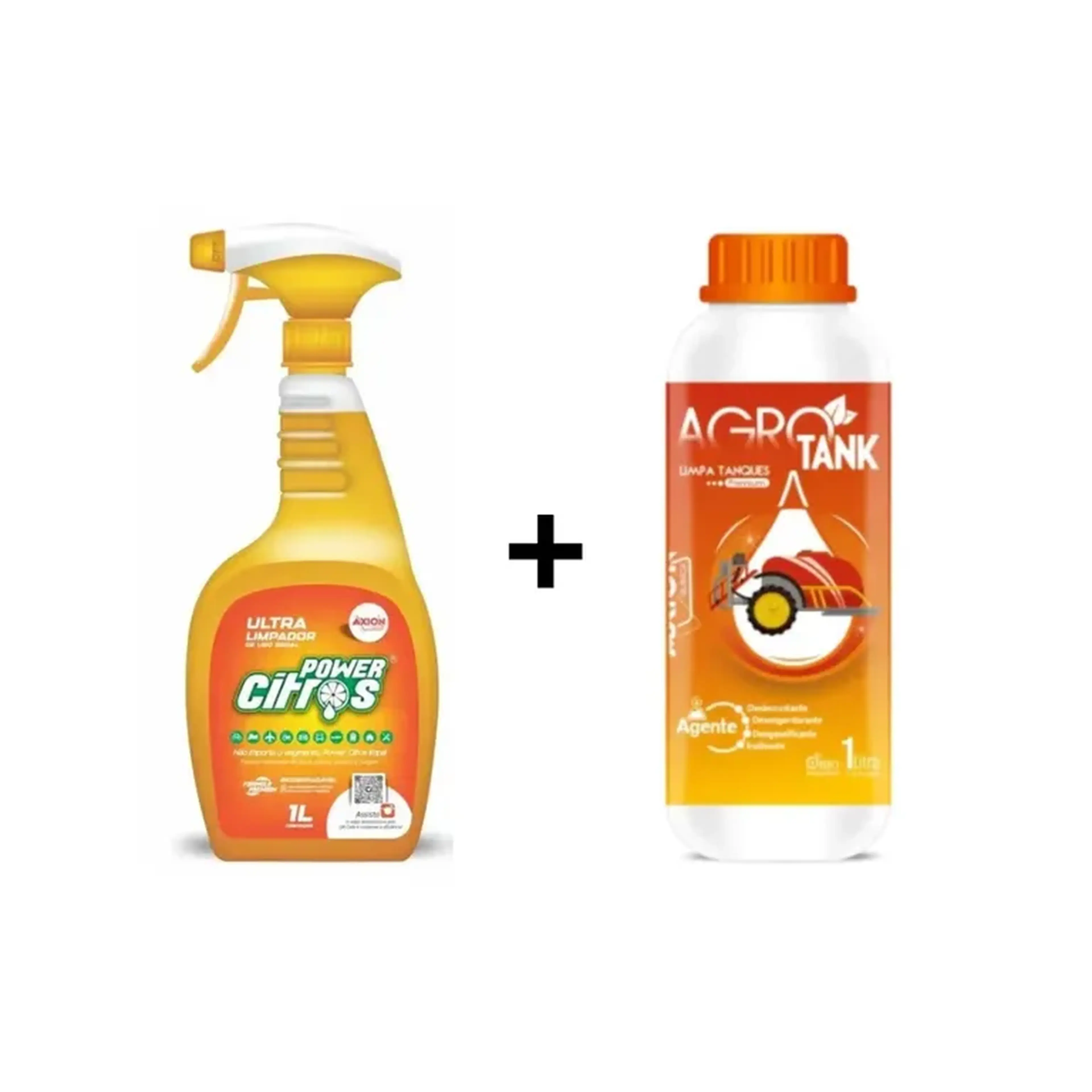 Power Citros 1L Com Borrifador e Agro Tank 1L imagem