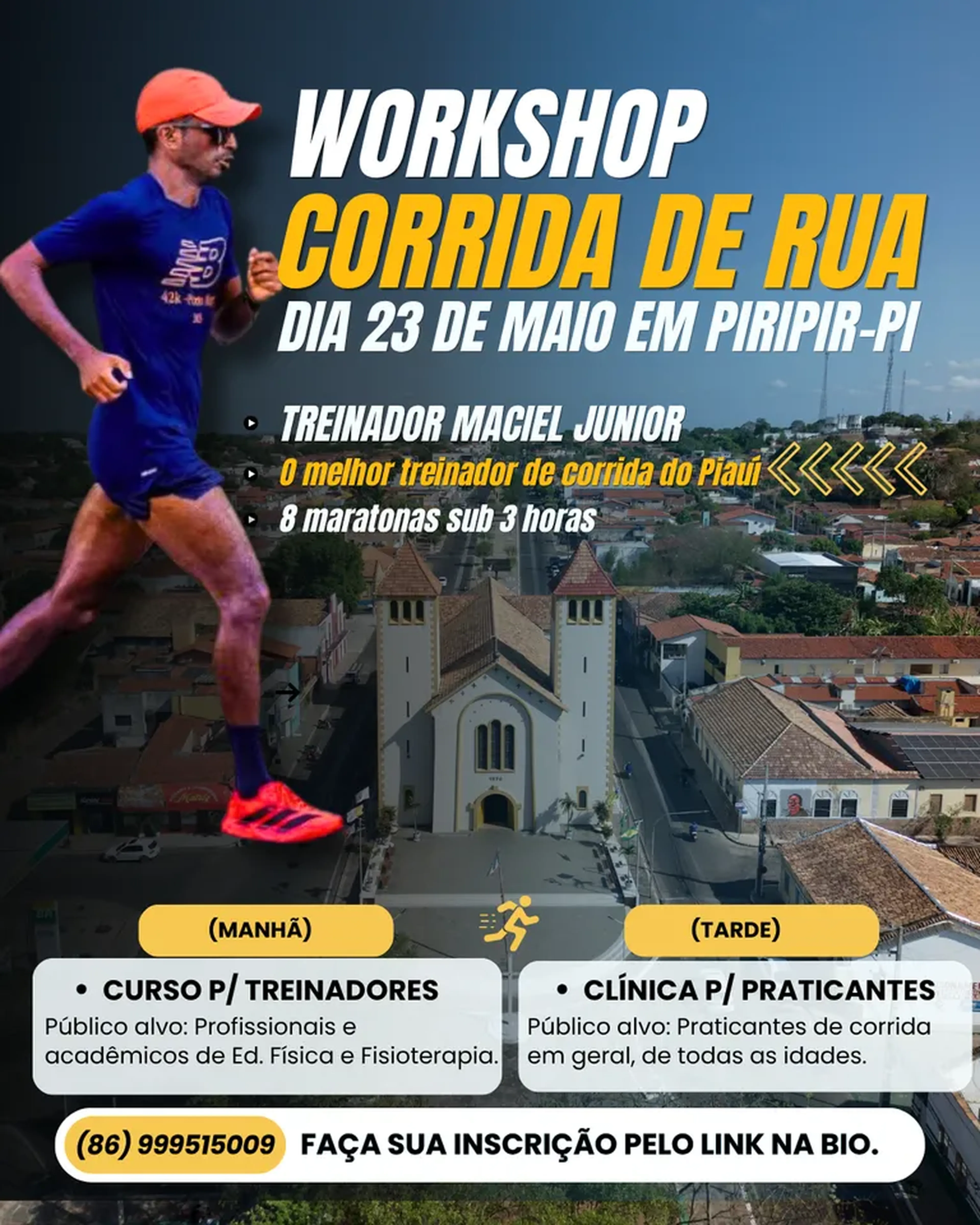 CLINICA DE CORRIDA PARA PRATICANTES EM GERAL imagem