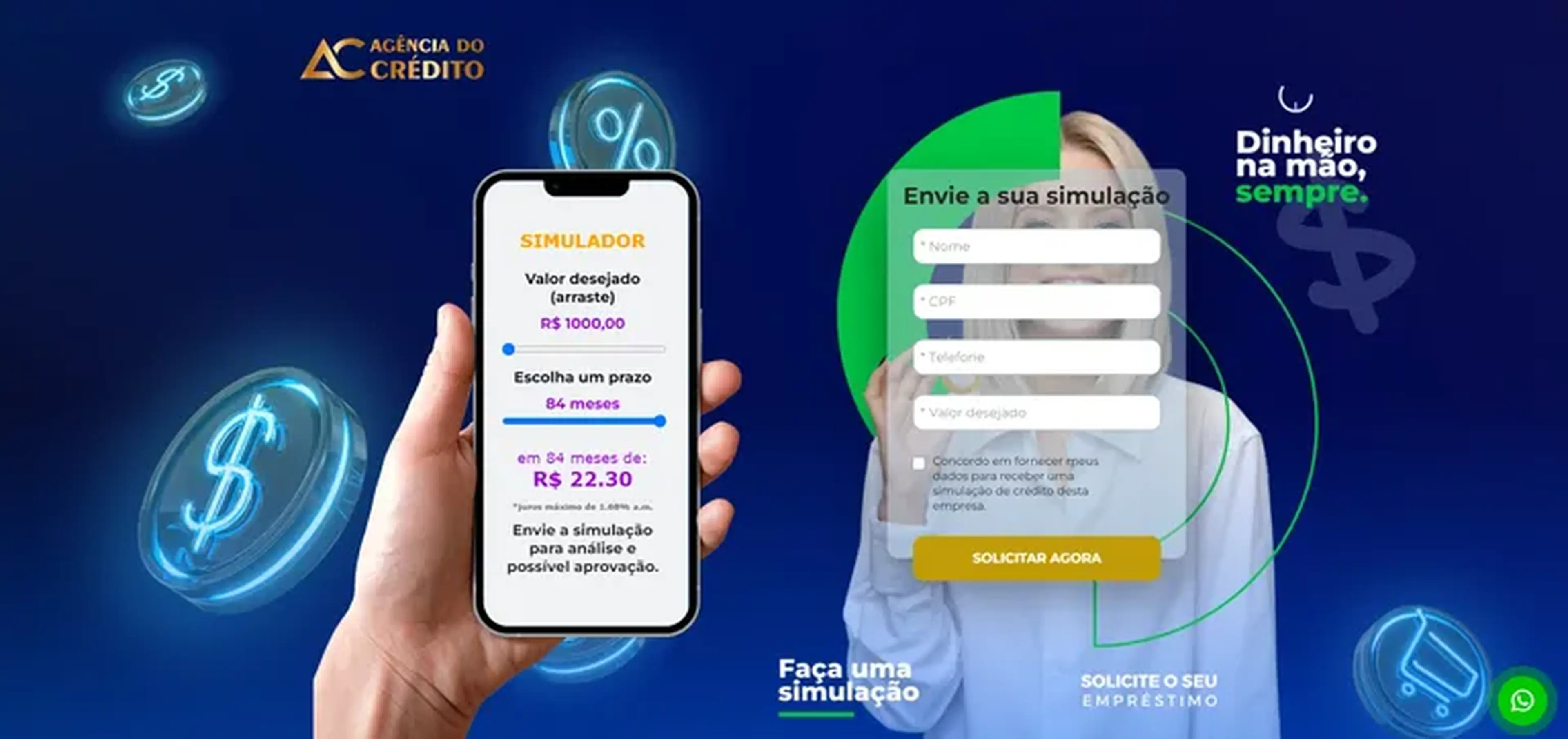 Landing Page Financeira (entregue em até 24h) imagem