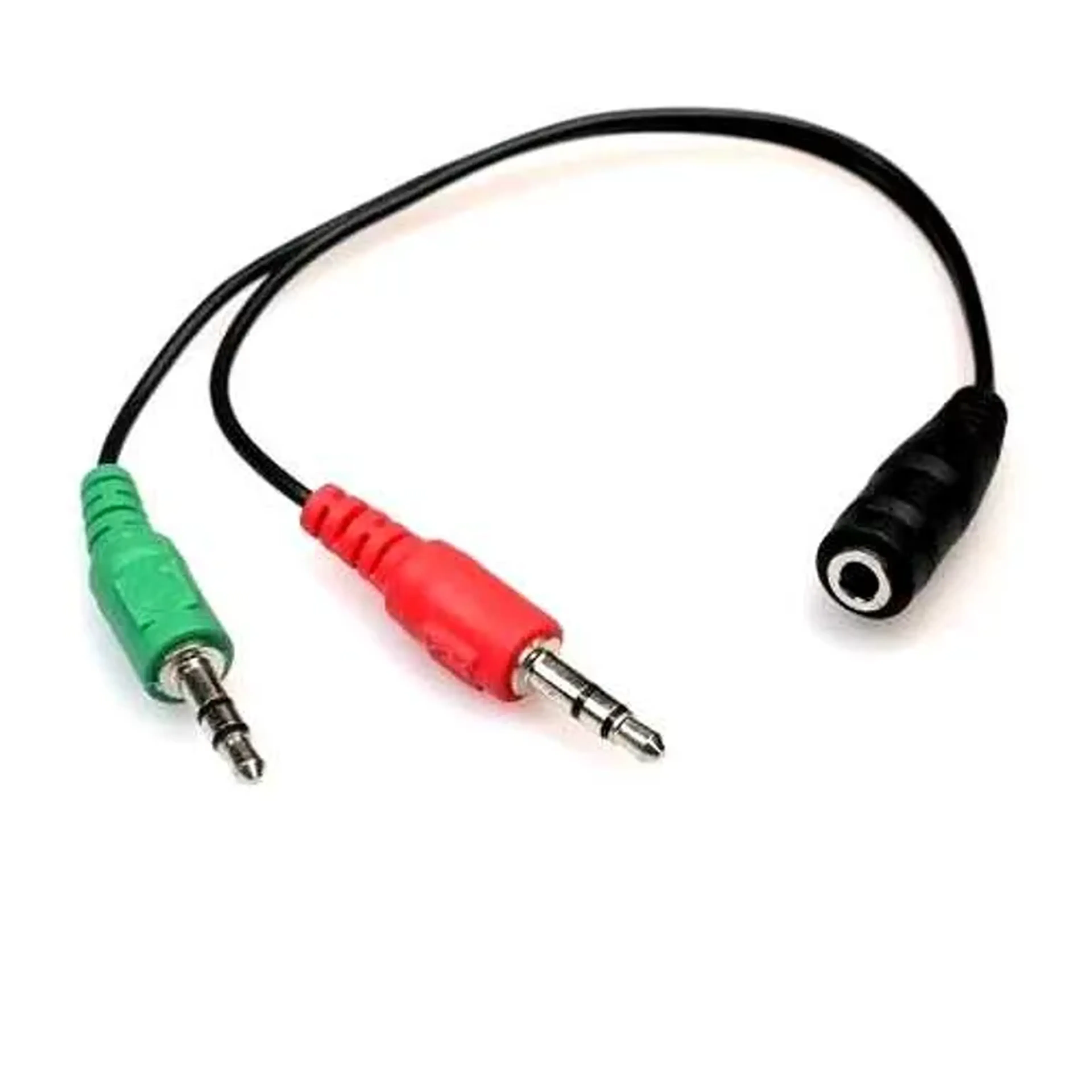 Cabo Adaptador Headset Para Fone, 2 P2 Macho Para 1 P2 Fêmea imagem