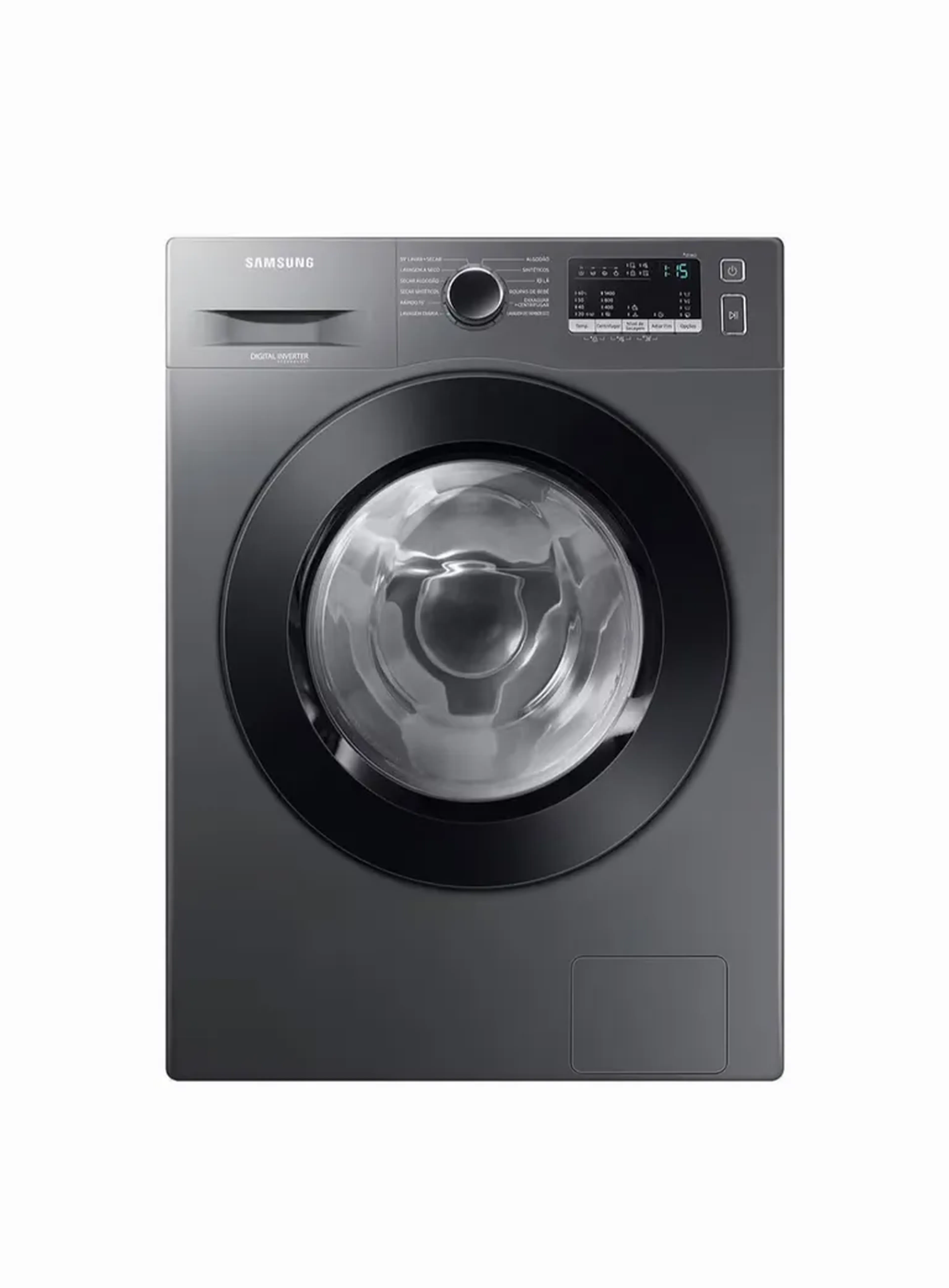 Lava e Seca Samsung WD11M 3 em 1 Inox Look com Lavagem a Seco WD imagem