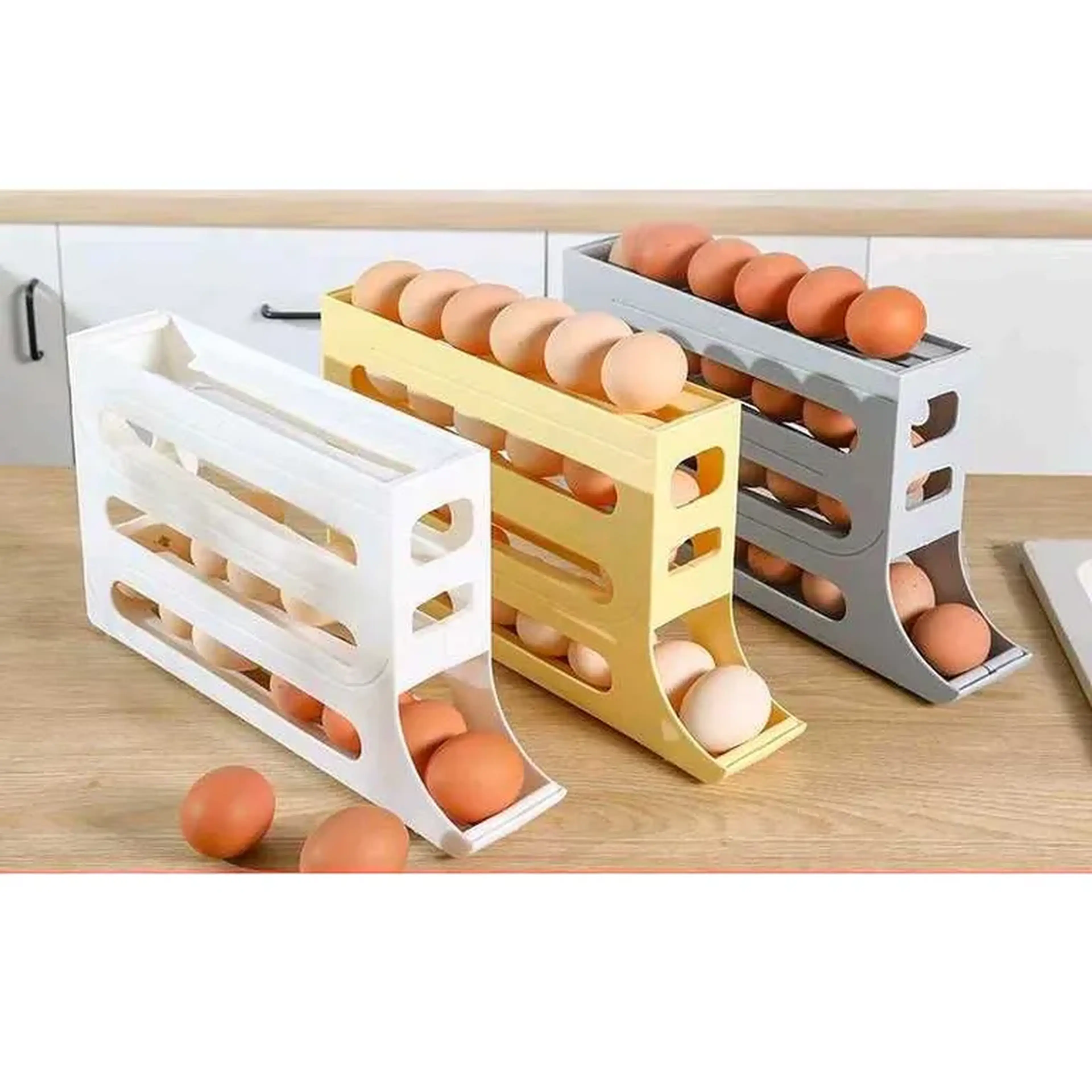 Organizador de Ovos 4 Andares capacidade de unidades. imagem