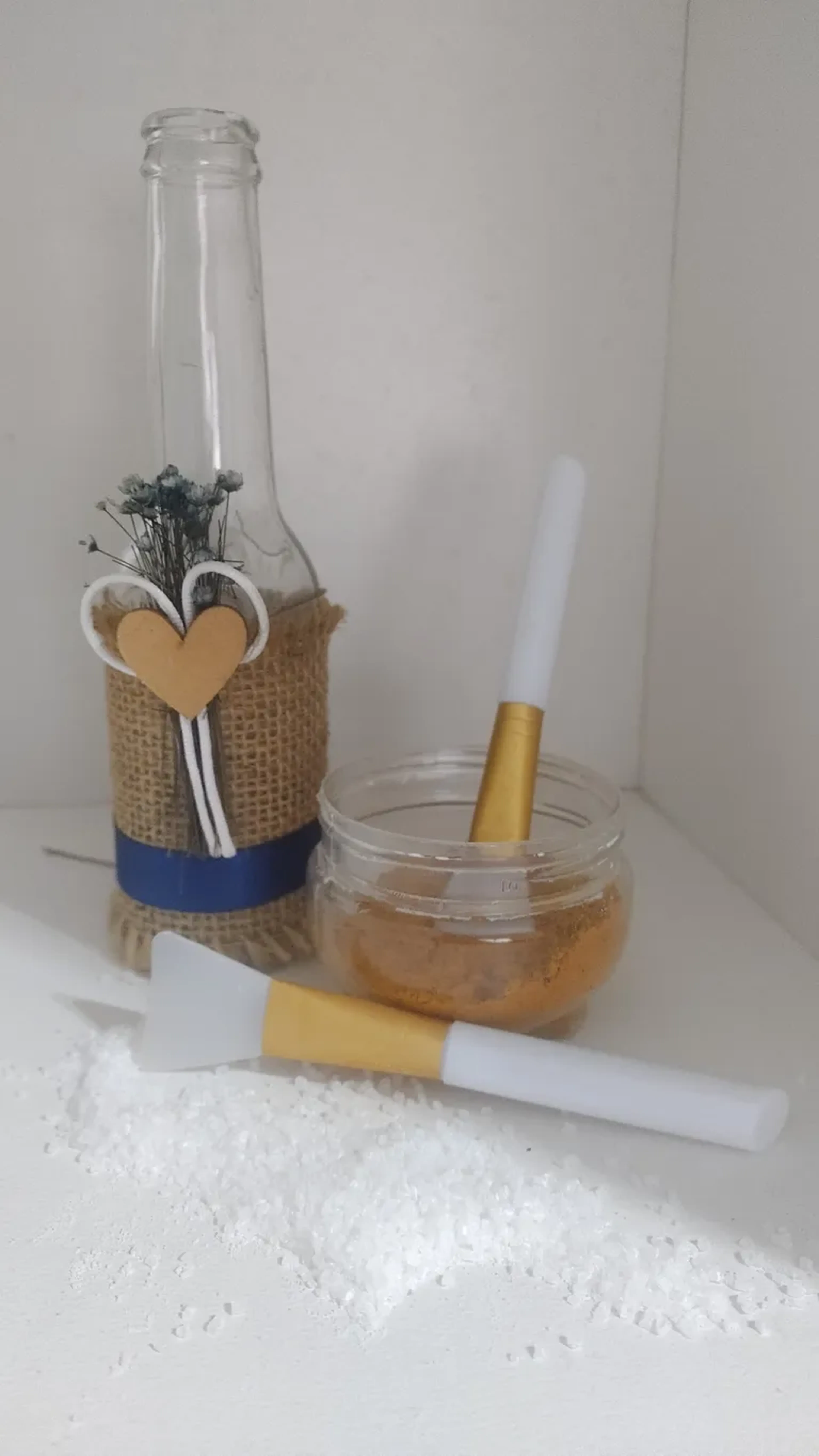 Pincel de silicone para aplicar argila imagem