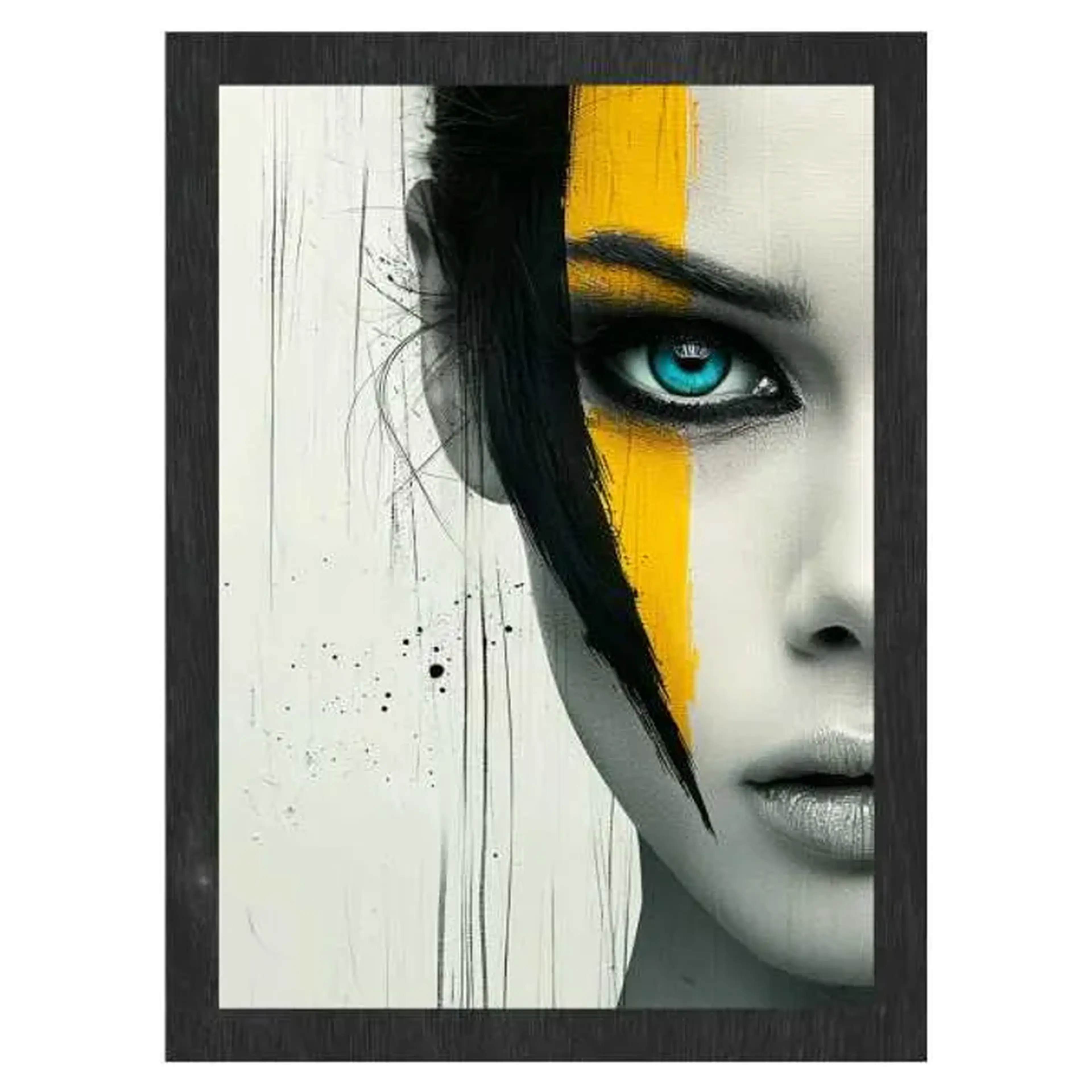 Quadro Decorativo Meia Face - 50x70cm imagem