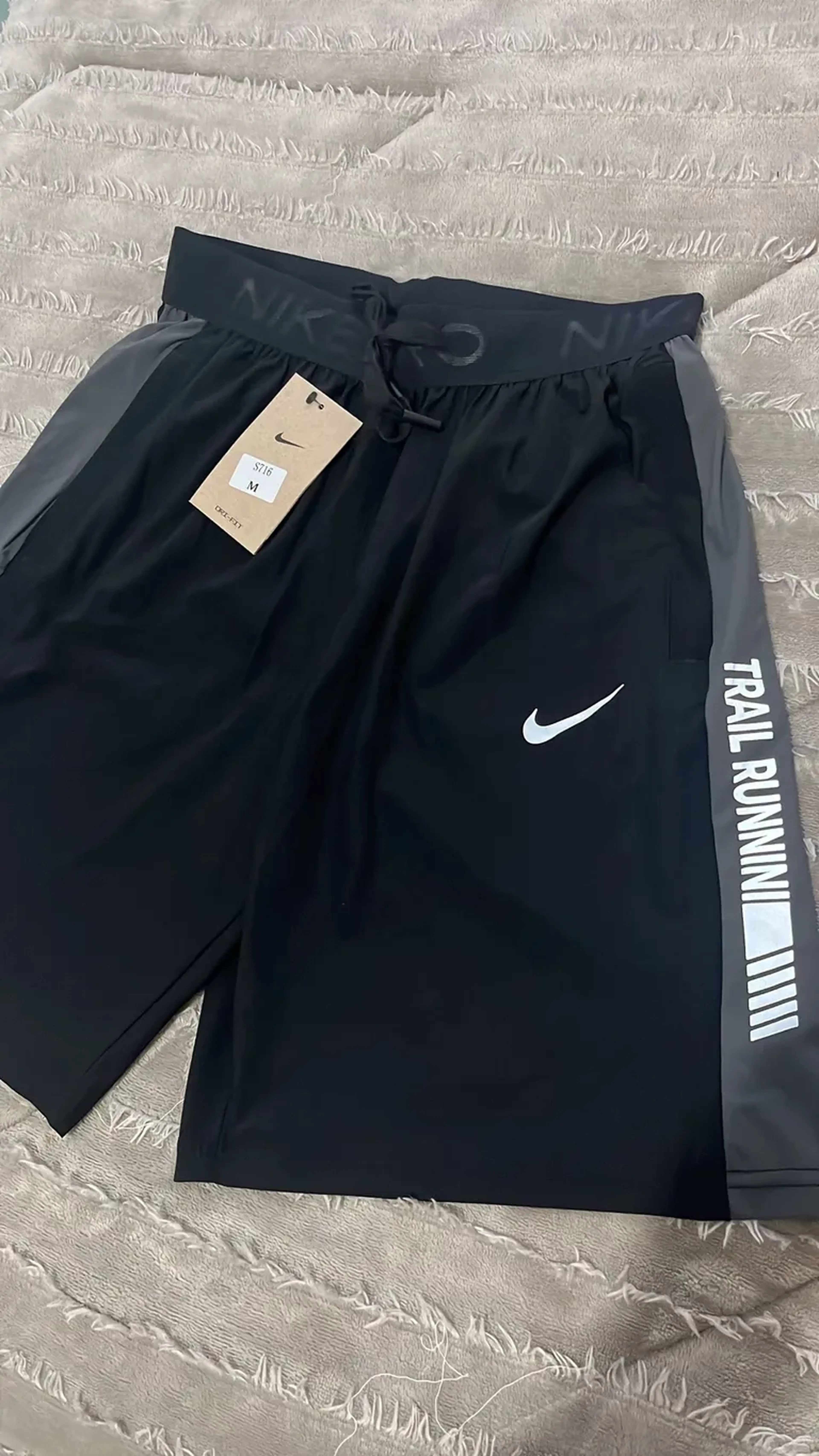 Calção Nike Masculino - Cinza com preto imagem