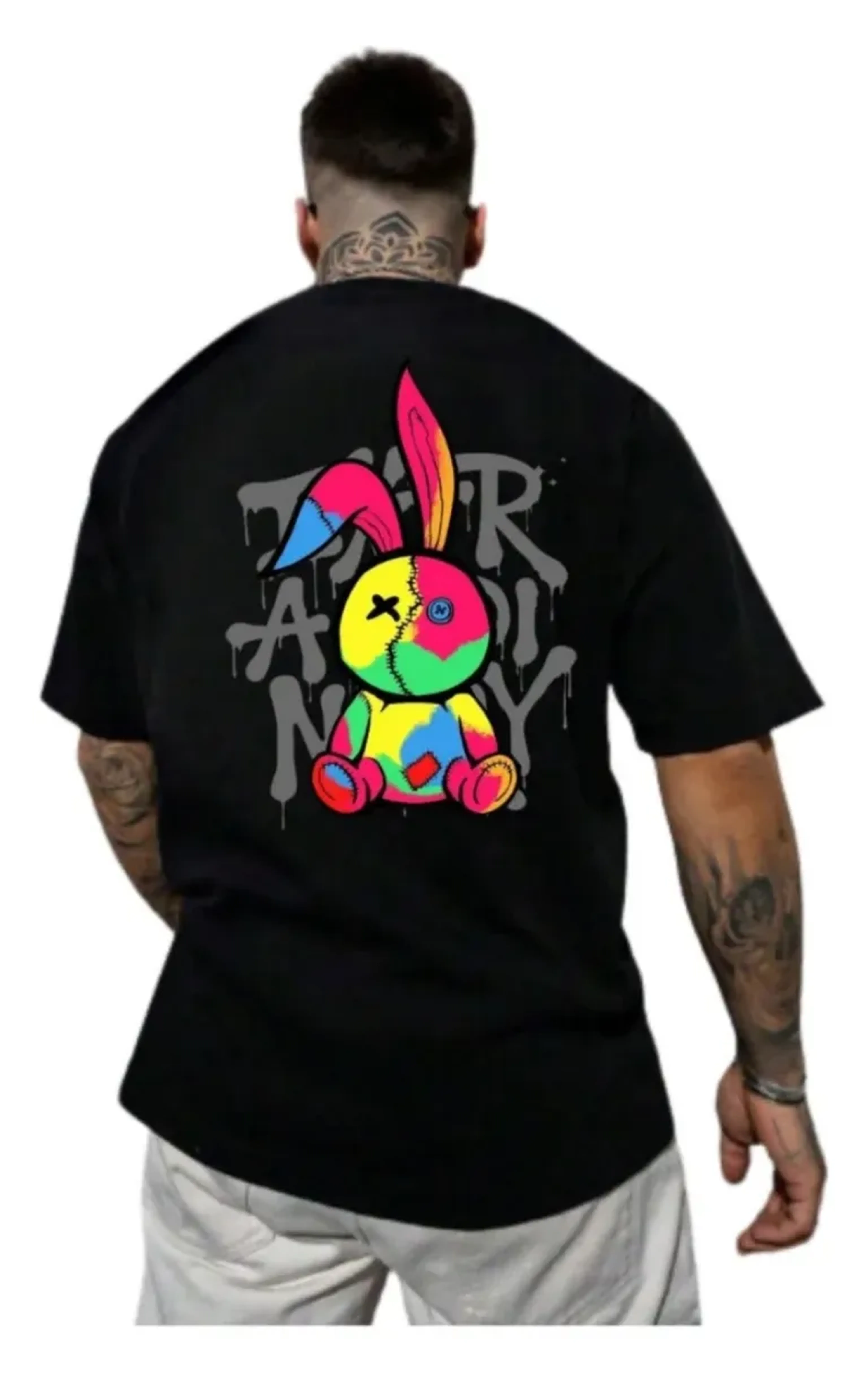 Camiseta GG ovesized coelho streatwear imagem