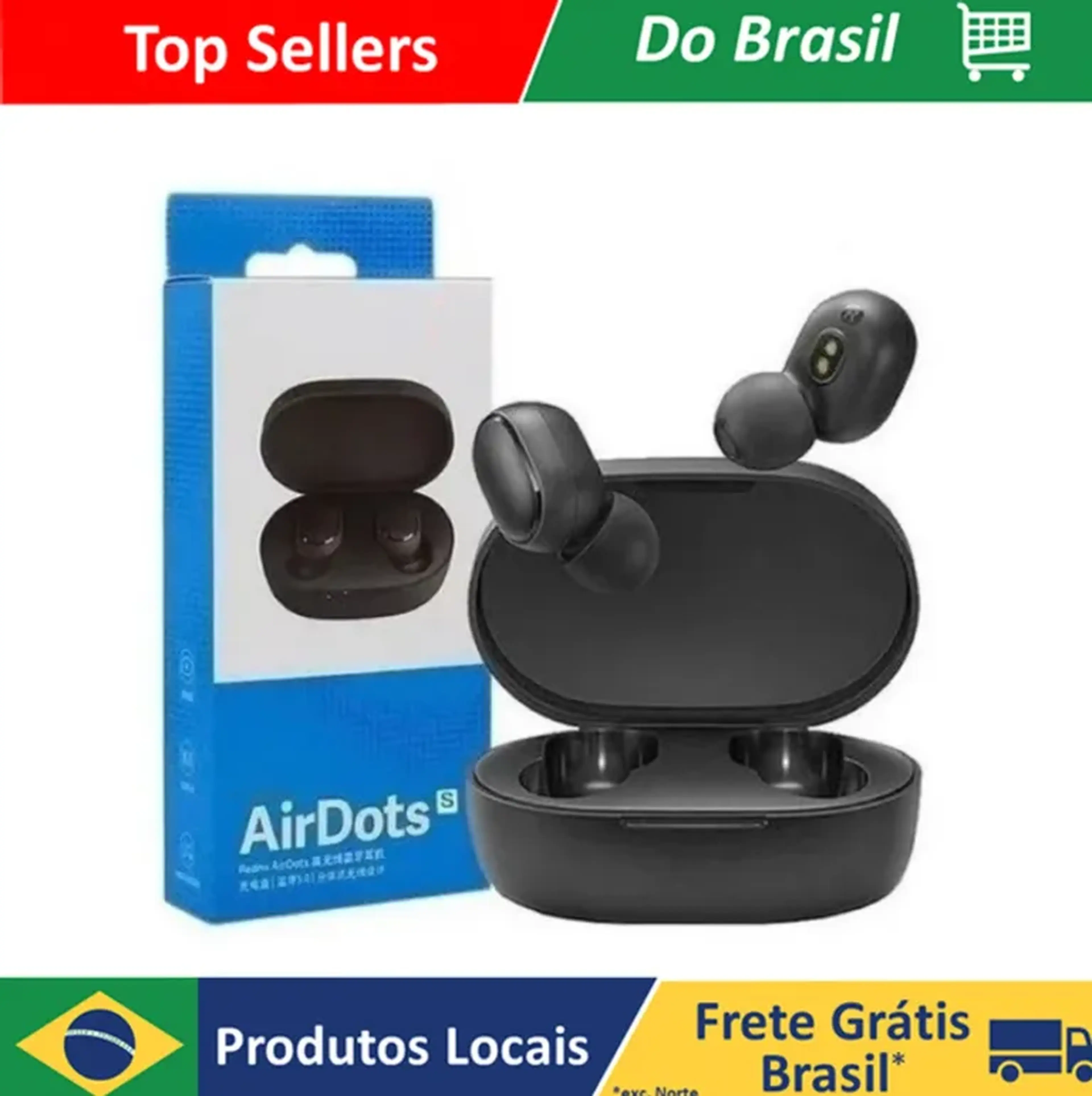 FONE DE OUVIDO AIR DOTS SEM FIO VIA BLUETOOTH imagem