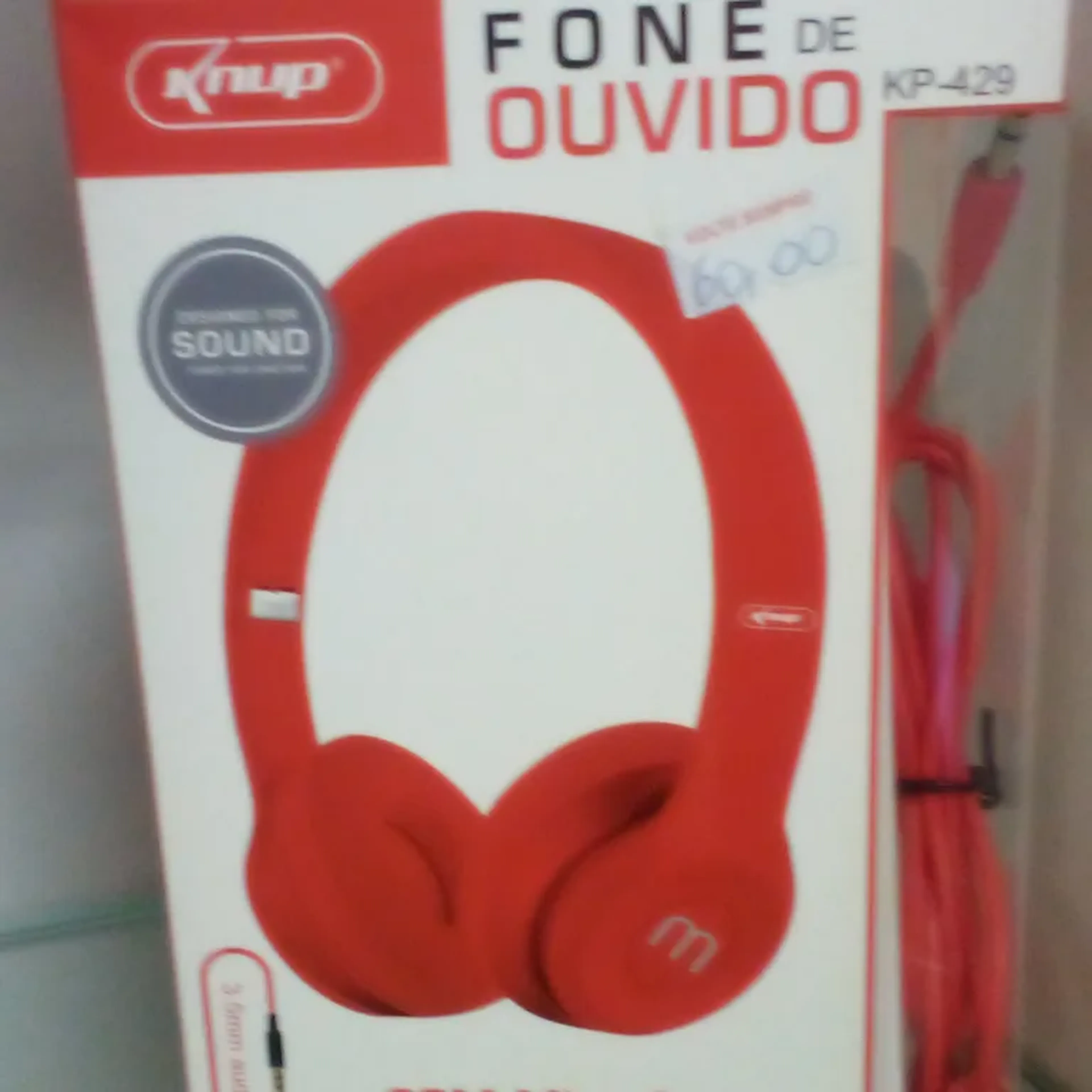 Fone de ouvido Knup KP 429 imagem