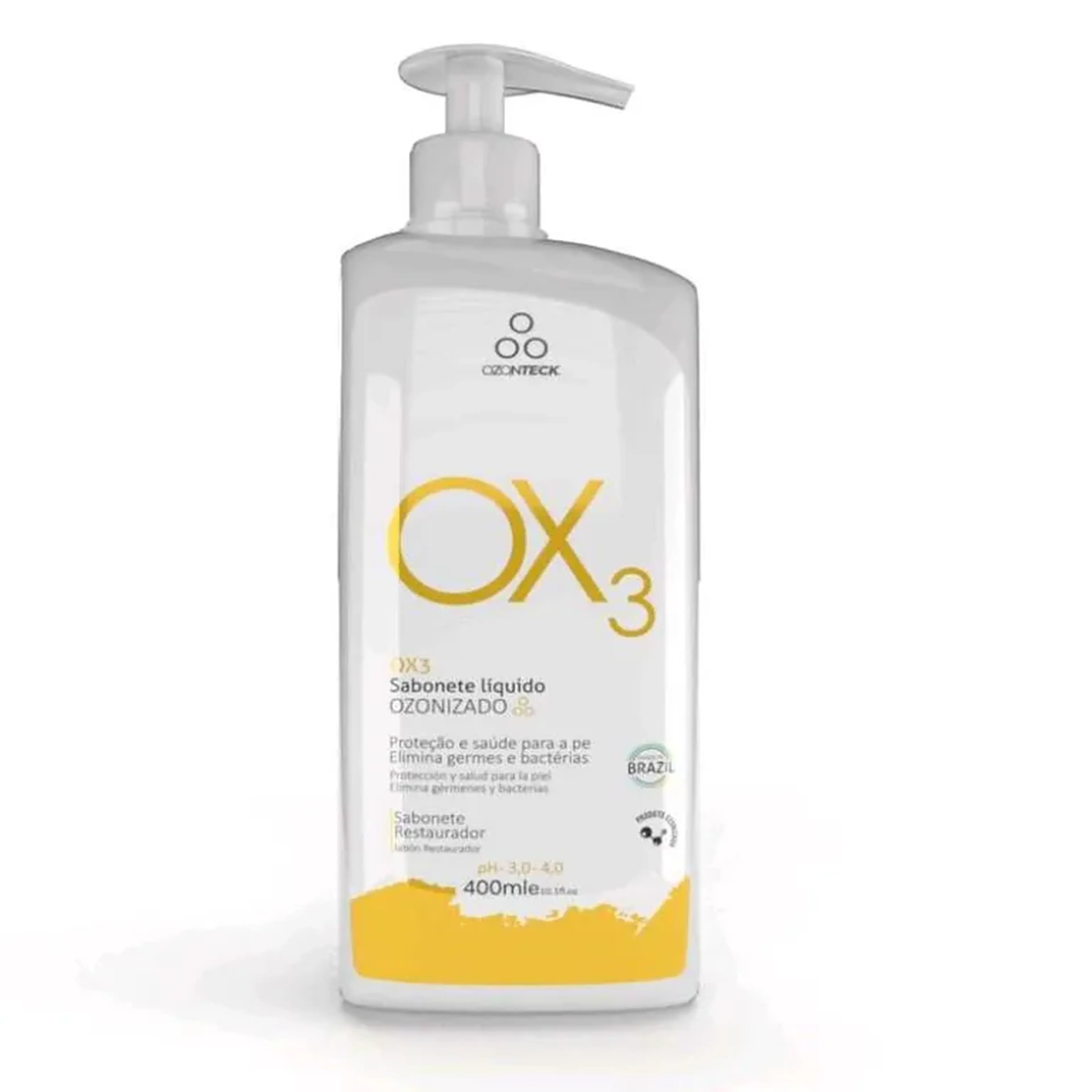 Sabonete OX3 ozonizado 400ml imagem