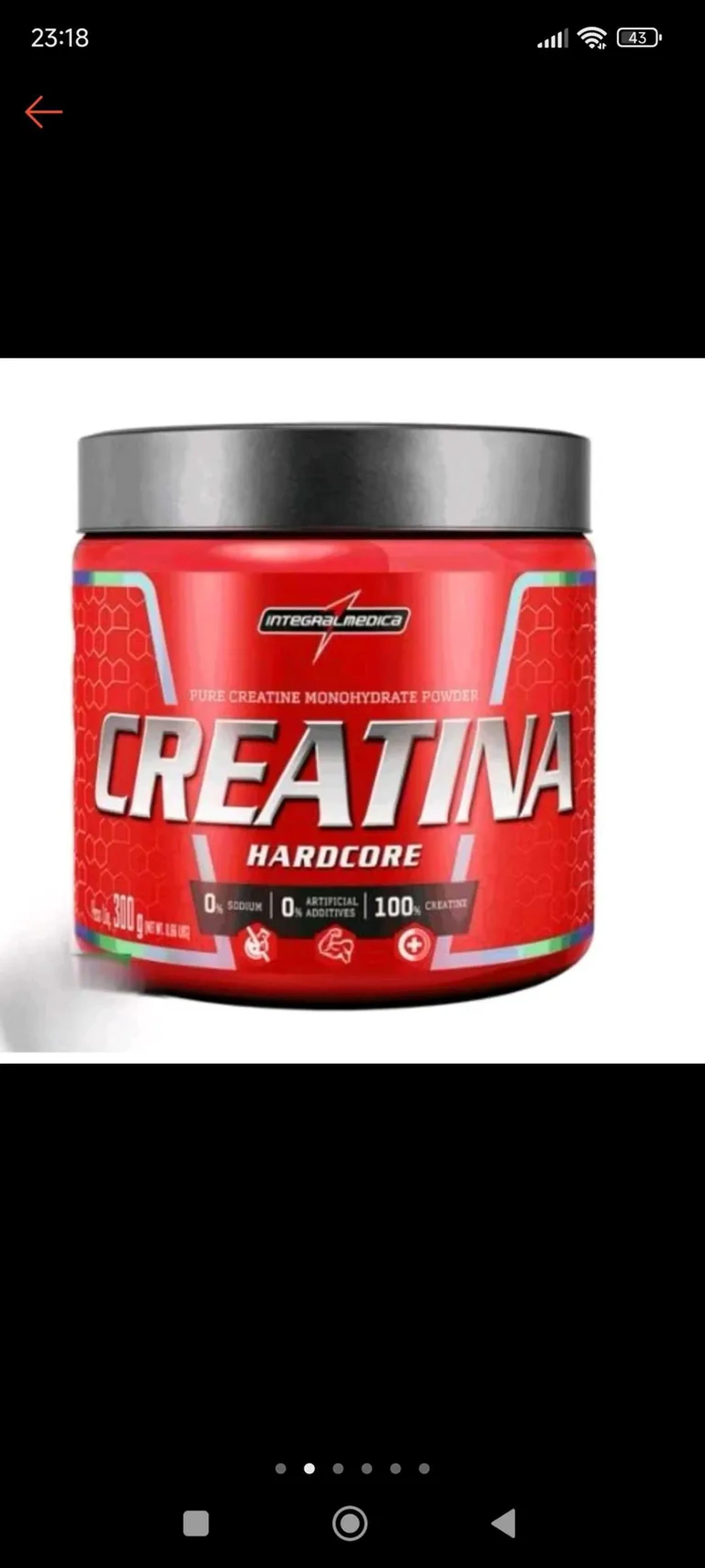 Creatina 300g imagem