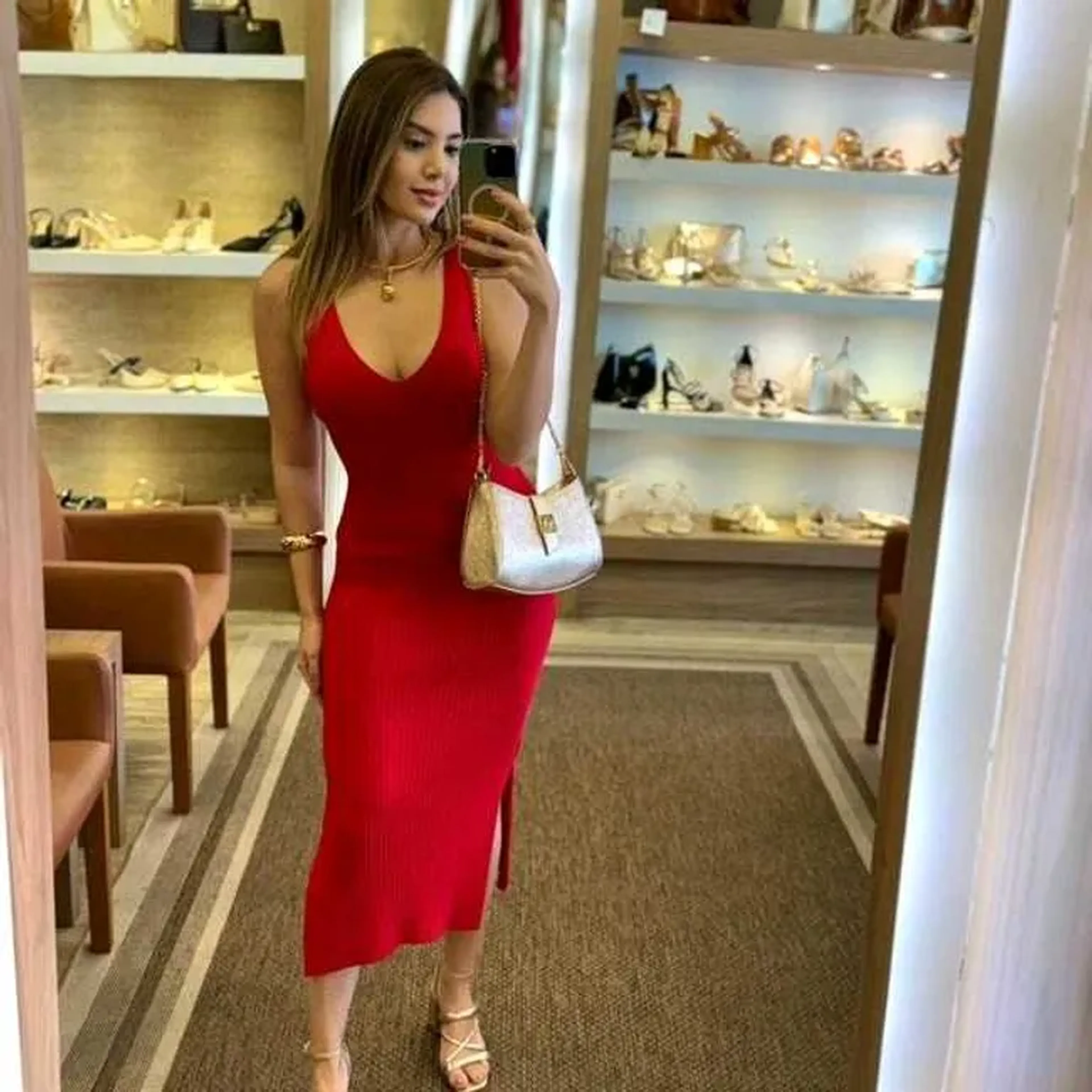 Vestido Regata Tricot imagem