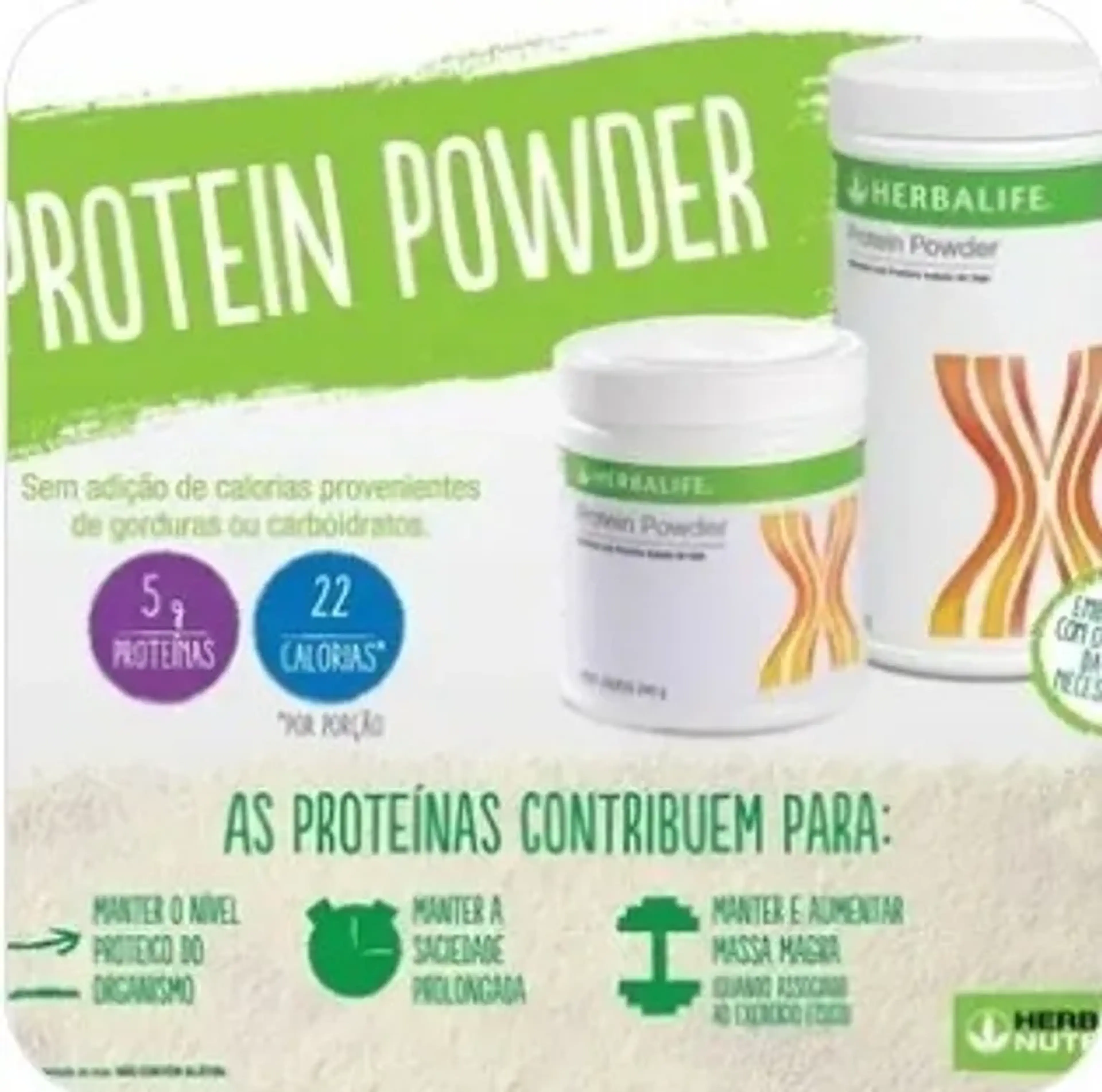 PROTEÍNA SEM SABOR EM PÓ HERBALIFE 240g imagem