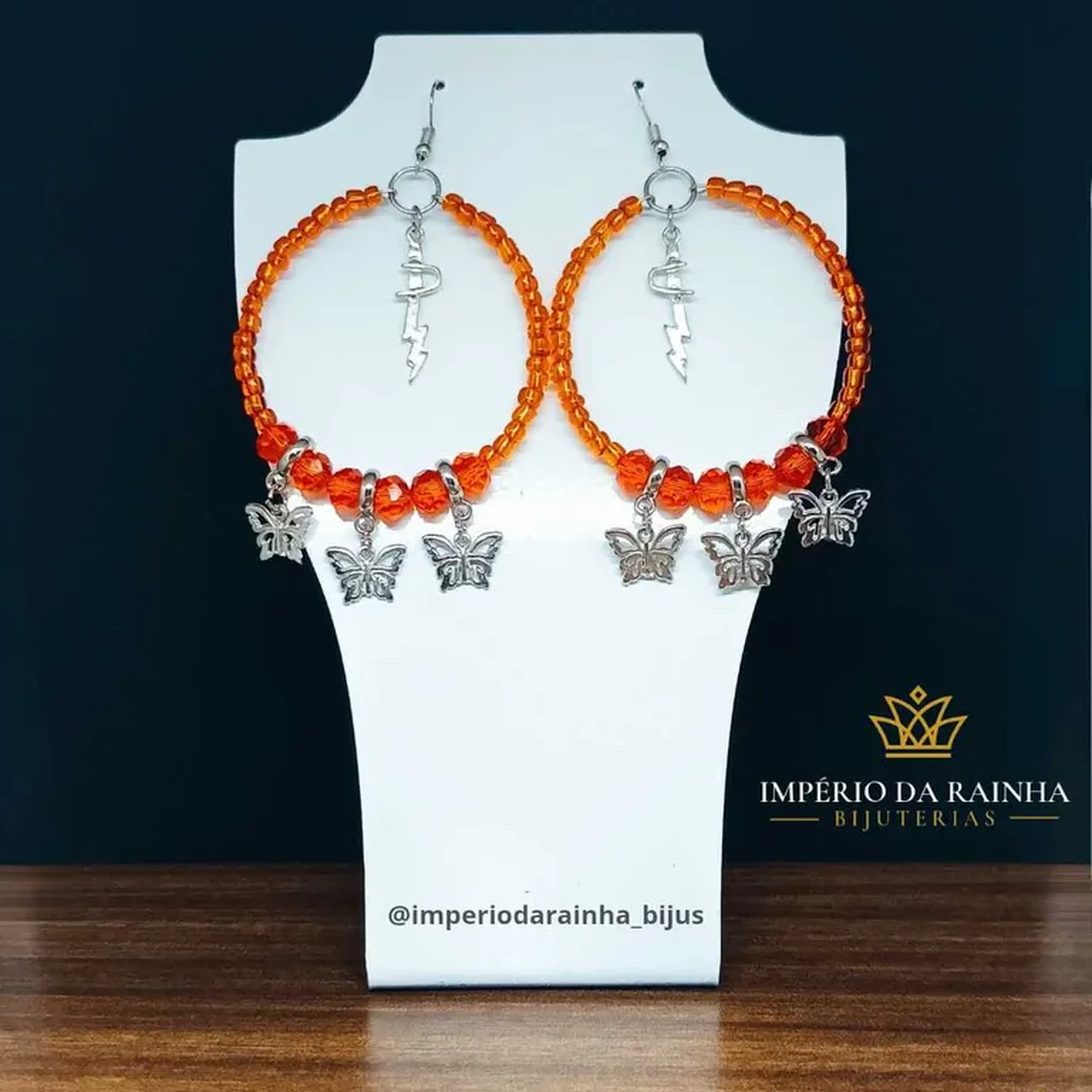 Argola Mãe Iansã ⚡🦋🧡 imagem