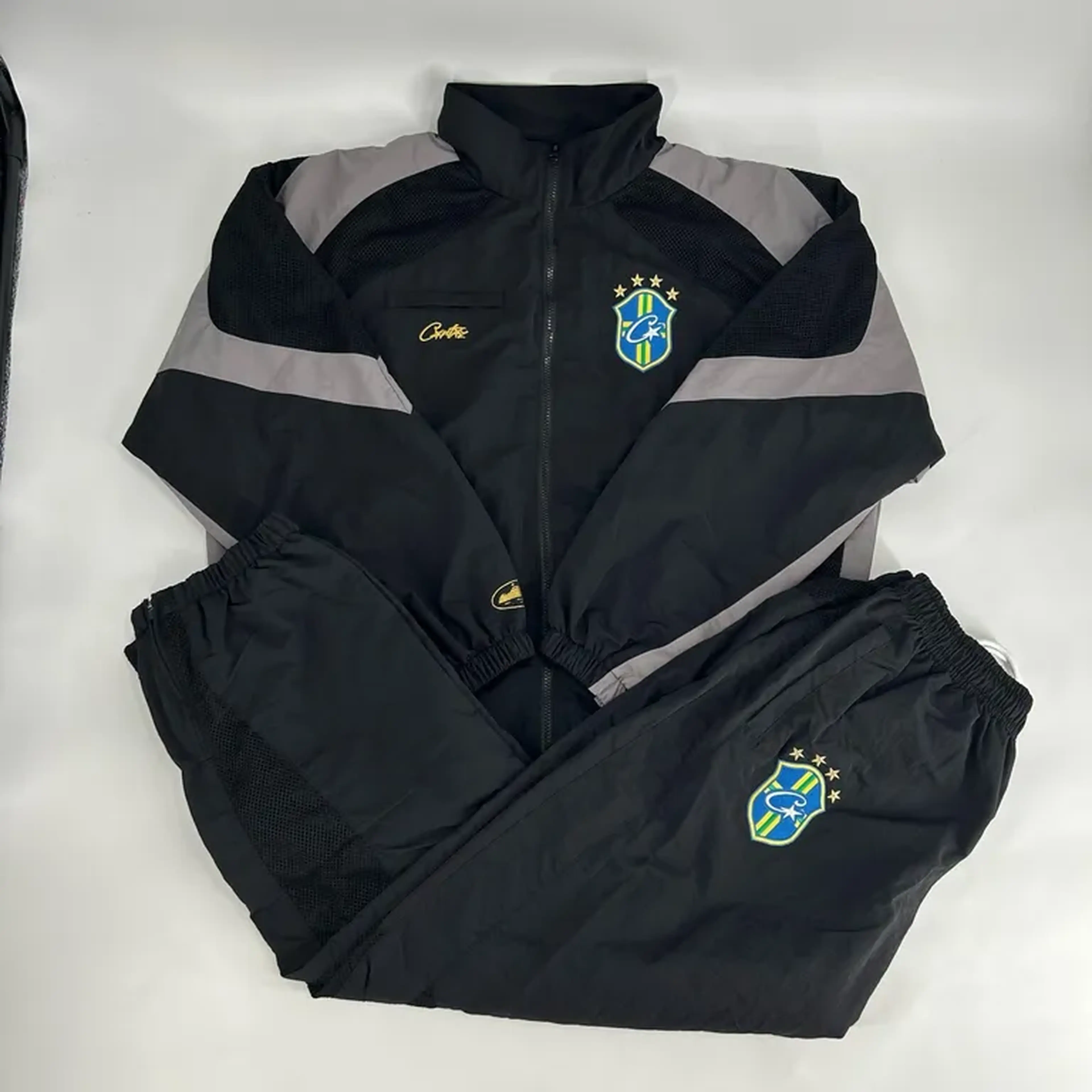 Corteiz Olympic - Shuku Brasil Jacket Black imagem