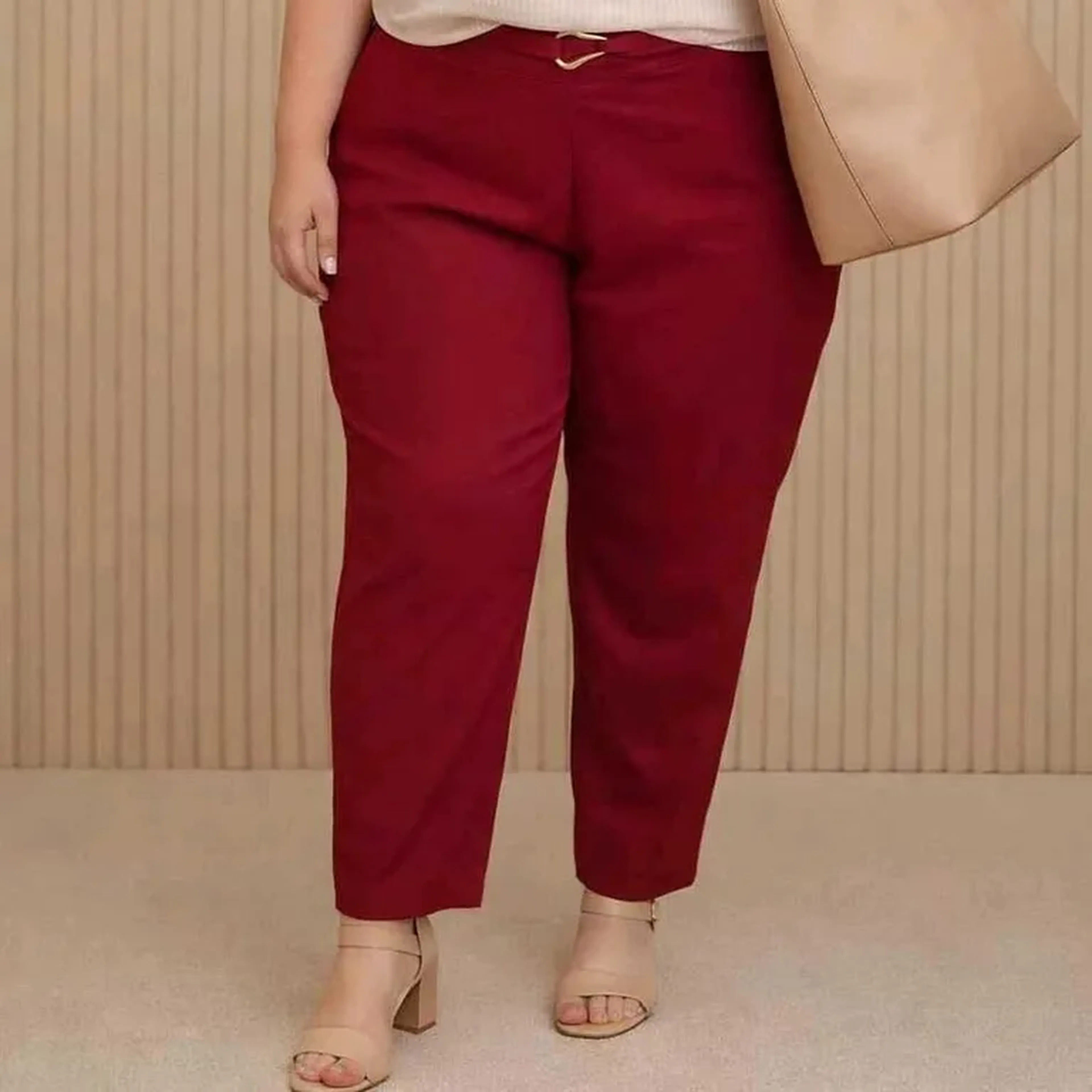 CALÇA SUPREMA ALFAIATARIA VINHO imagem