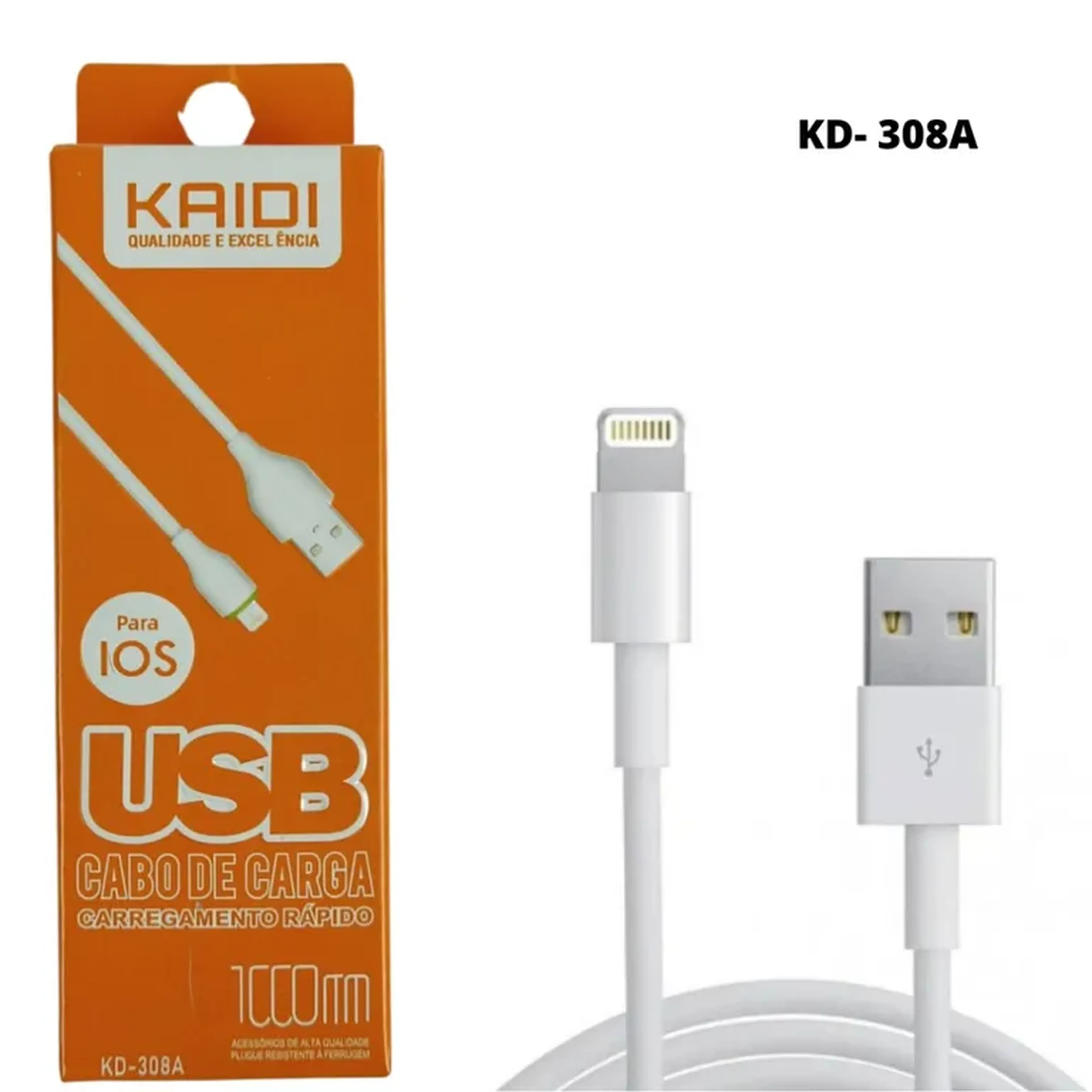 Cabo Lightning Apple Mod. Kd-308a imagem