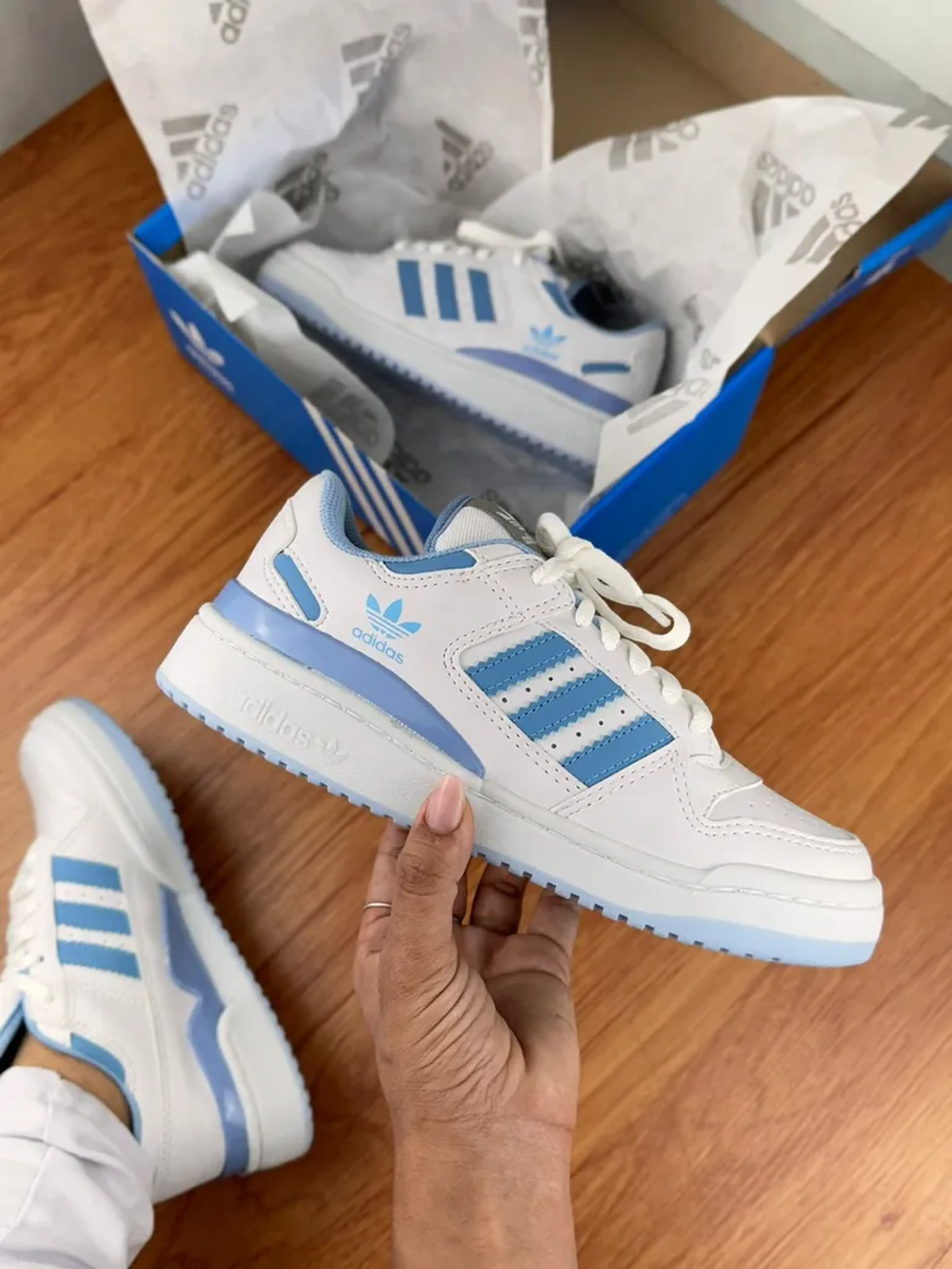 Adidas Forum Low🔥Azul imagem