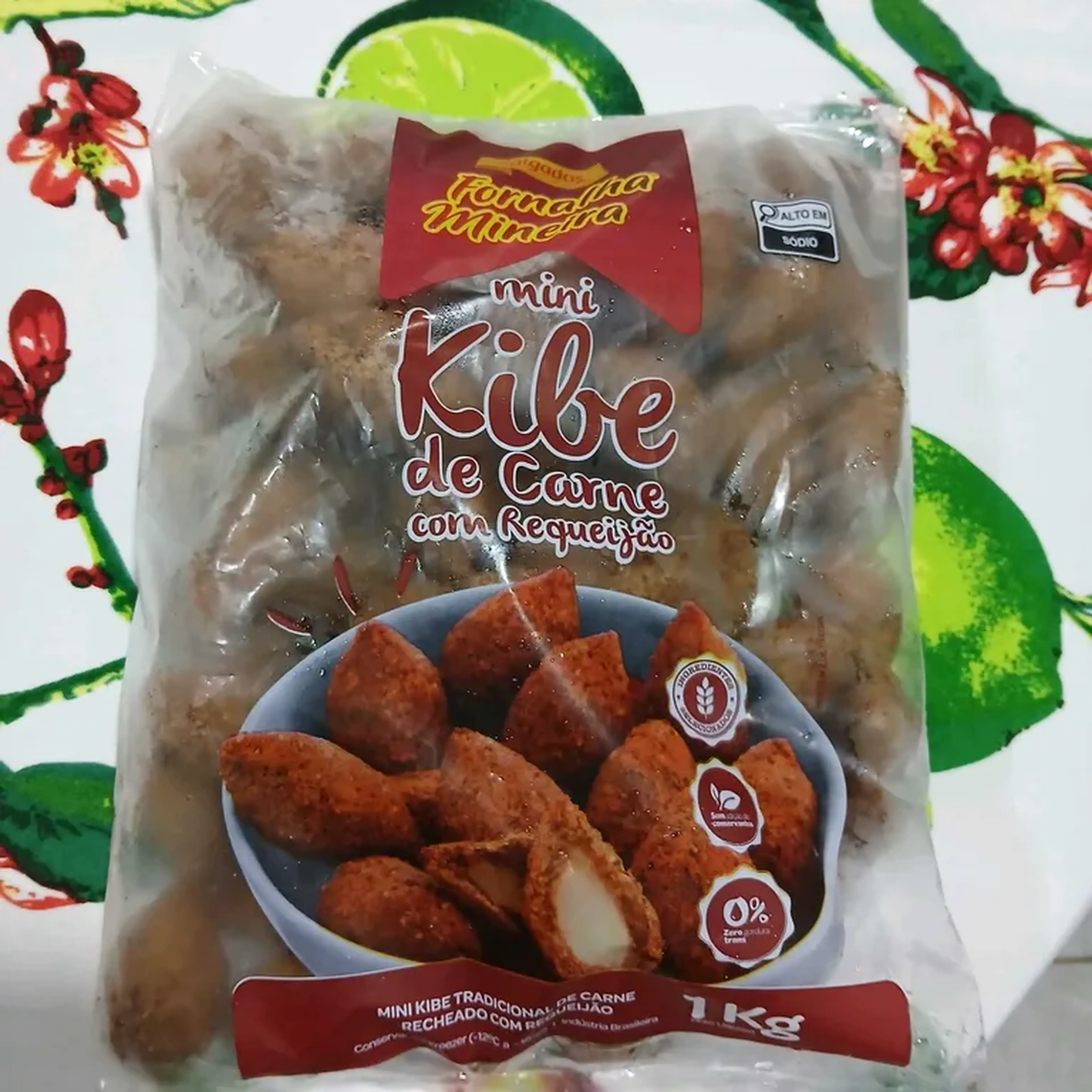 MINI QUIBE RECHEADO C REQUEIJÃO CONG 1KG imagem