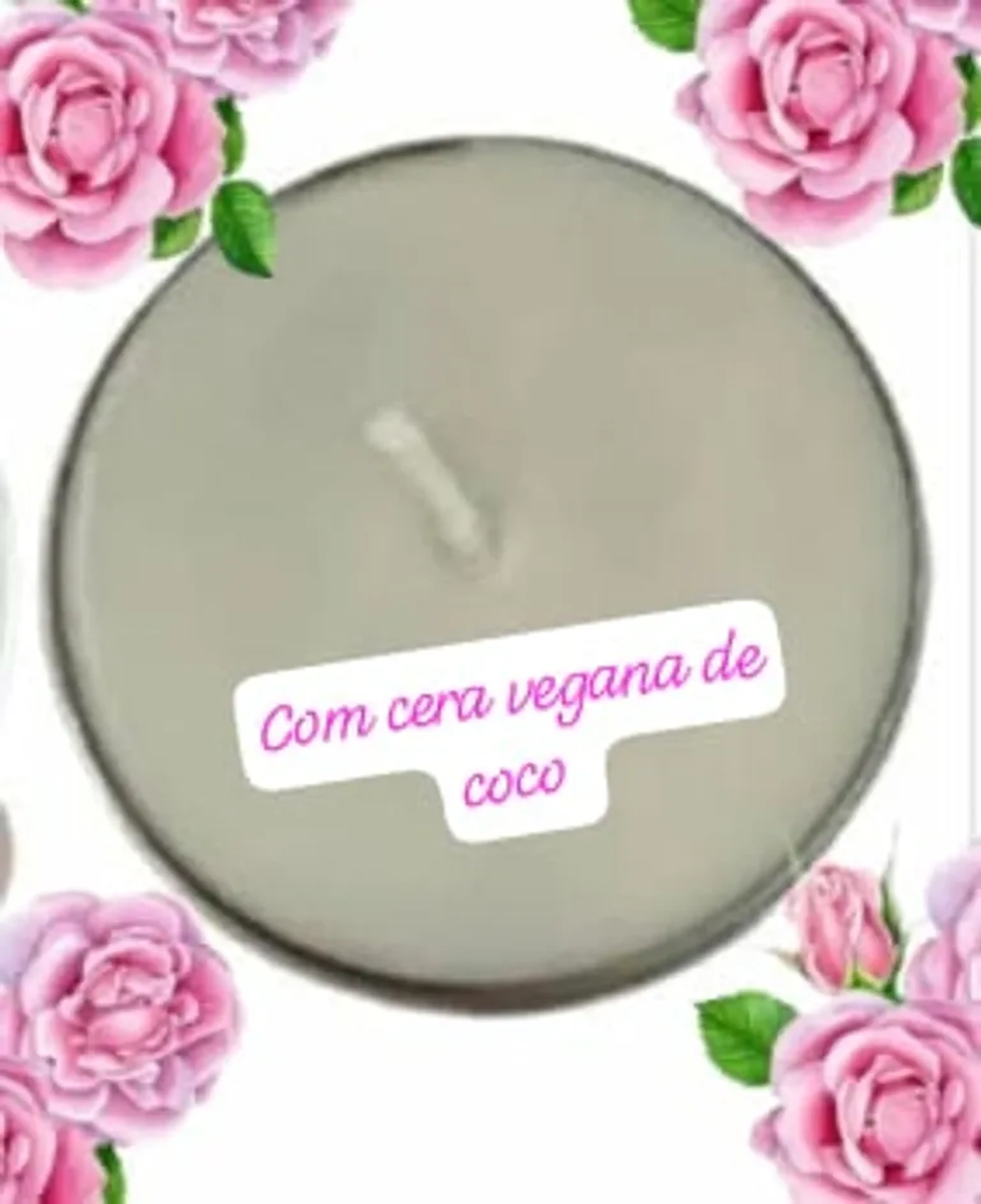 Velas Aromaticas Veganas (Com seu logo) imagem