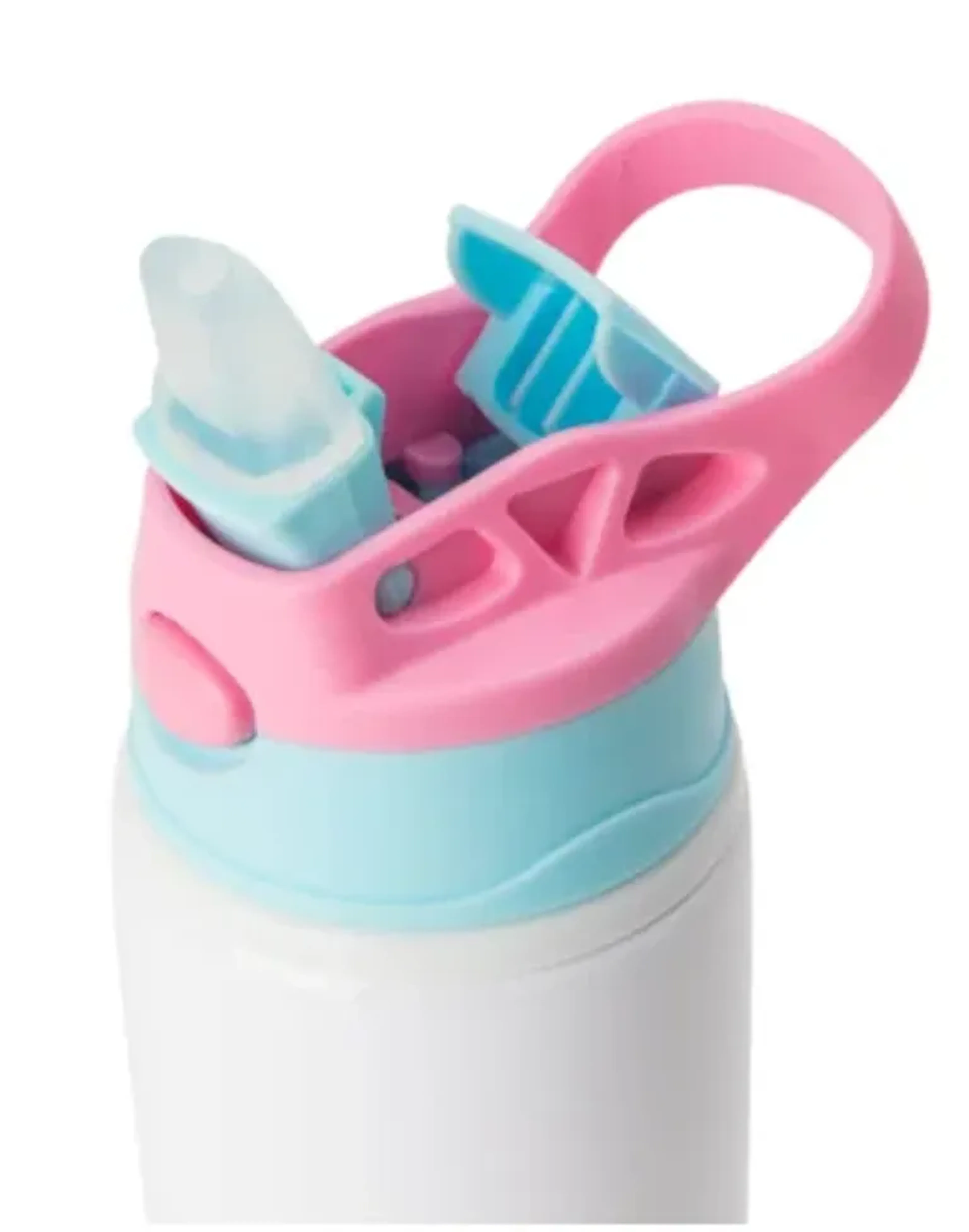 Squeeze Alumínio 500ml Tampa Rosa imagem